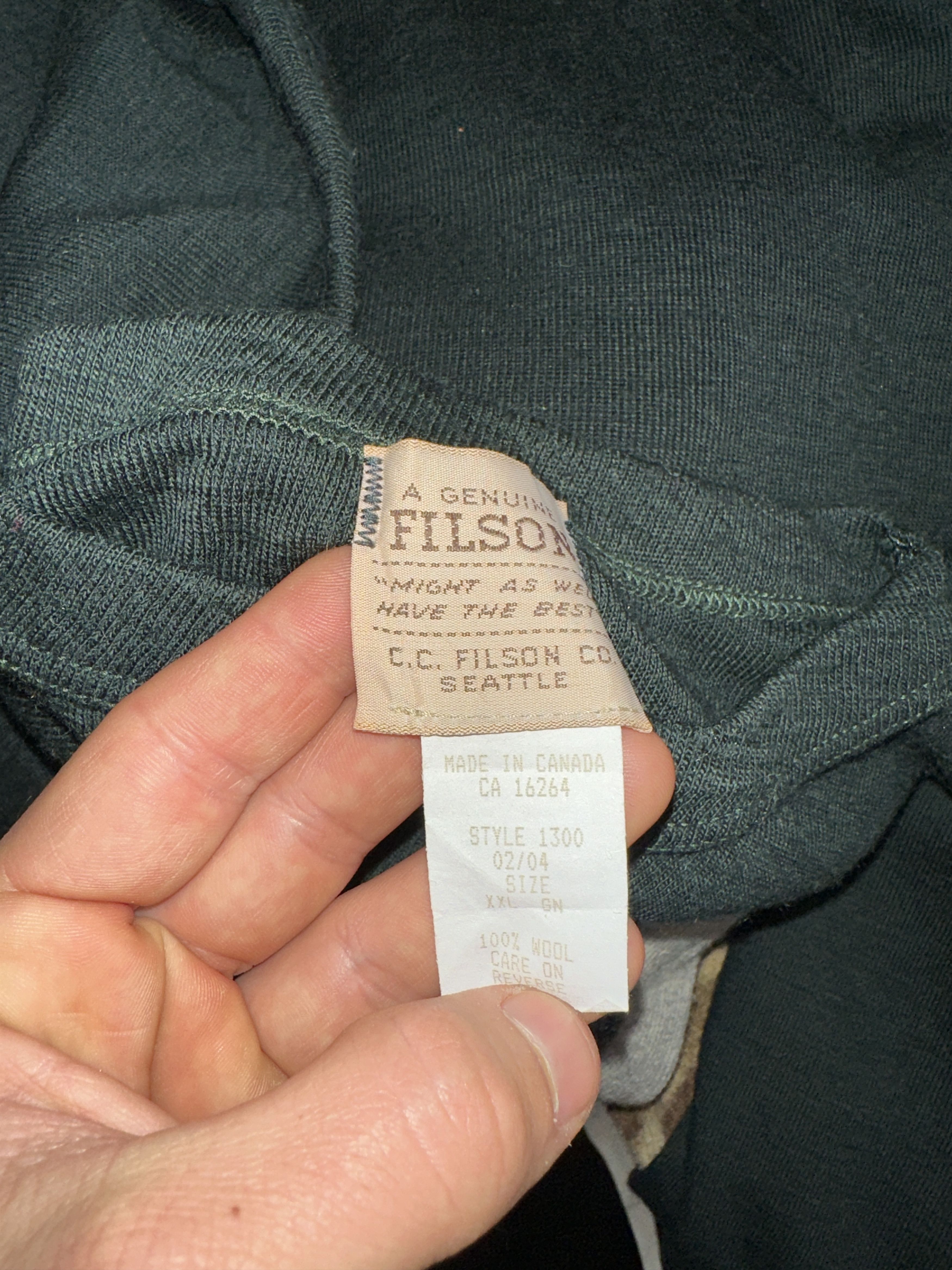 Filson Filson Wool Base Layer Sweater Heritage Workwear Size XXL Size US XXL / EU 58 / 5 - 3 Thumbnail