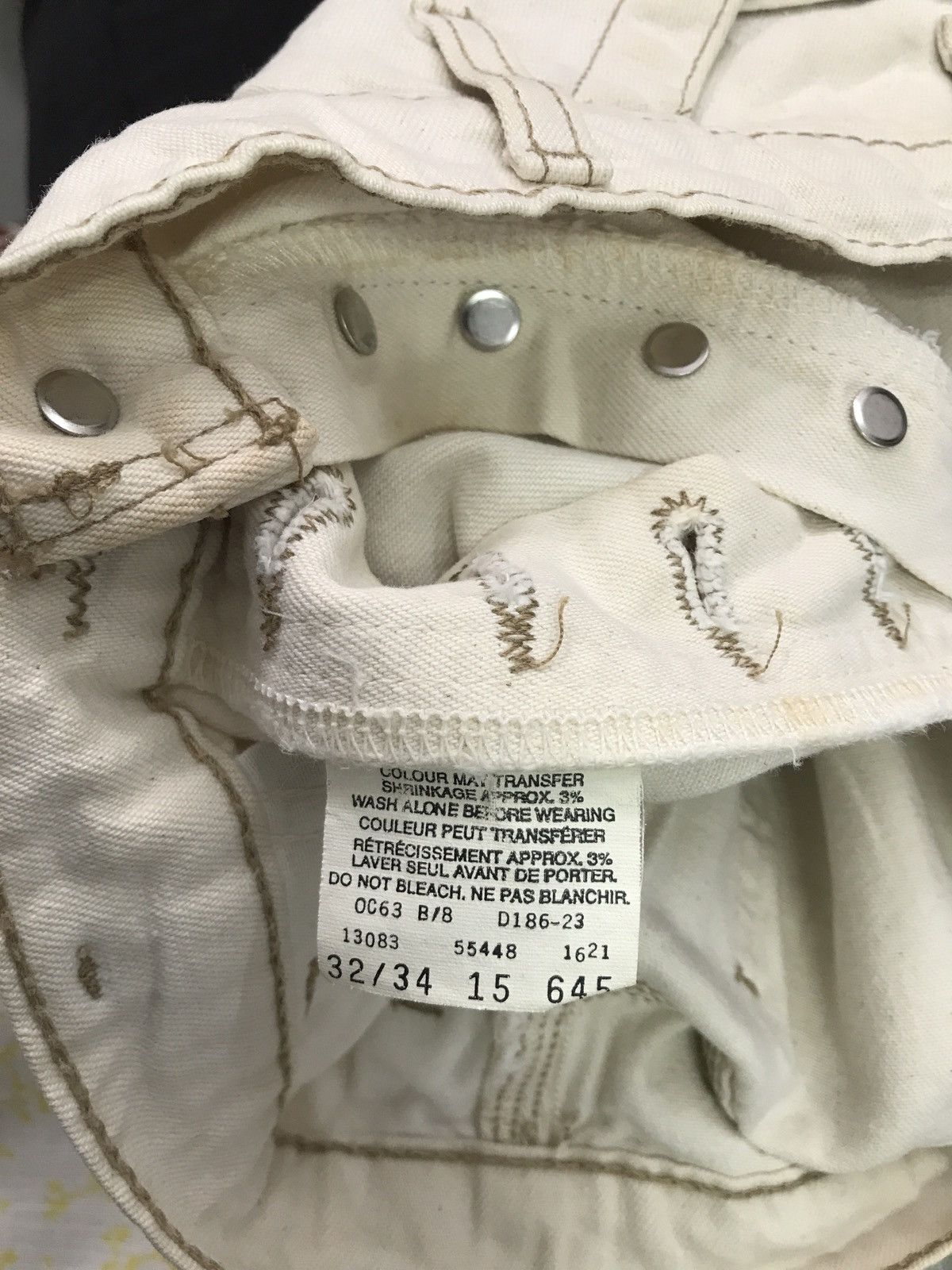 Levi's × Vintage Vintage 80s Levi’s silver tab wide leg carpenter denim Size US 33 - 11 Thumbnail