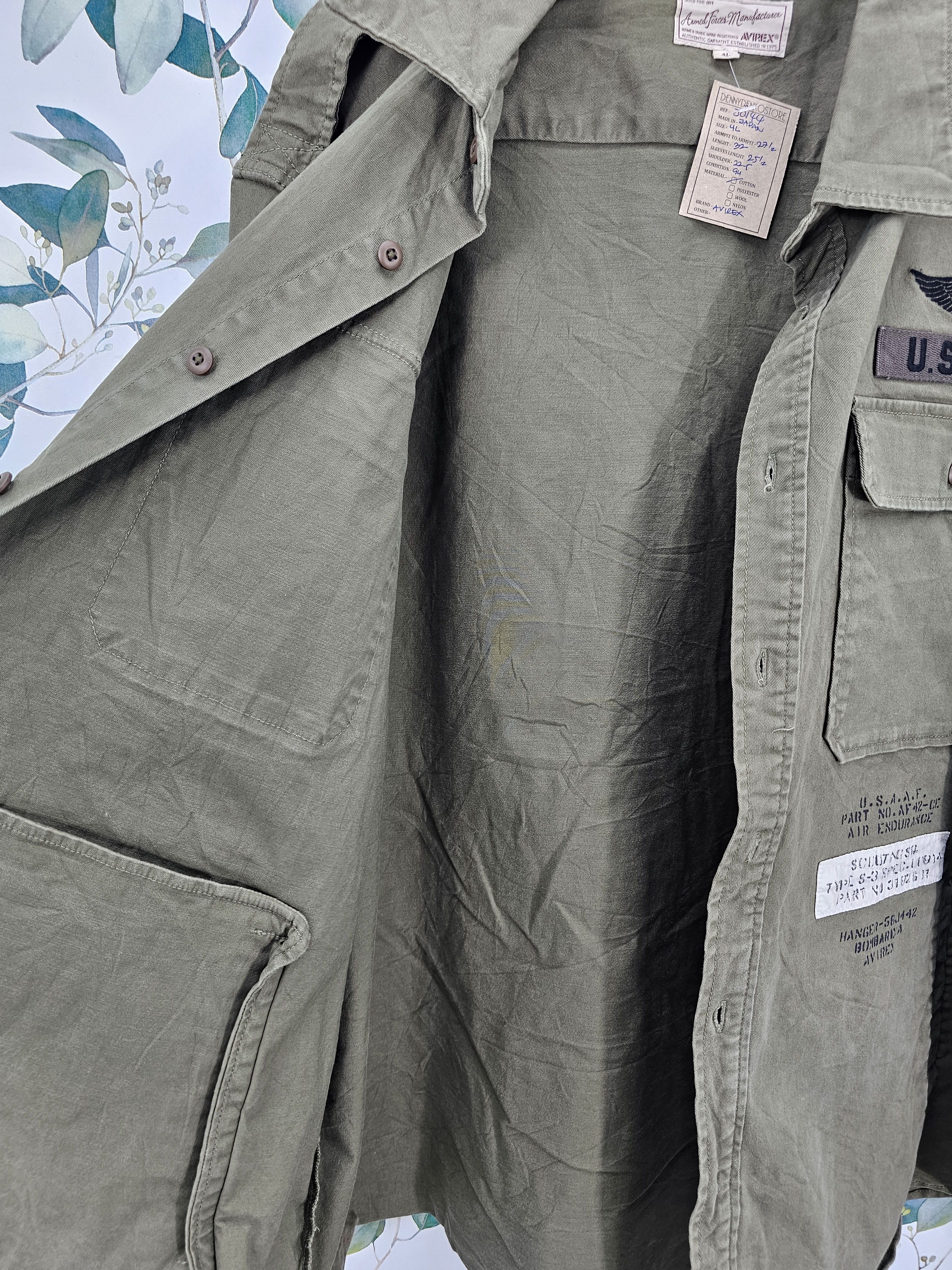 Avirex AVIREX Cordura US Army Combat Tactical Big Size Jacket J0144 Size US XXL / EU 58 / 5 - 7 Thumbnail