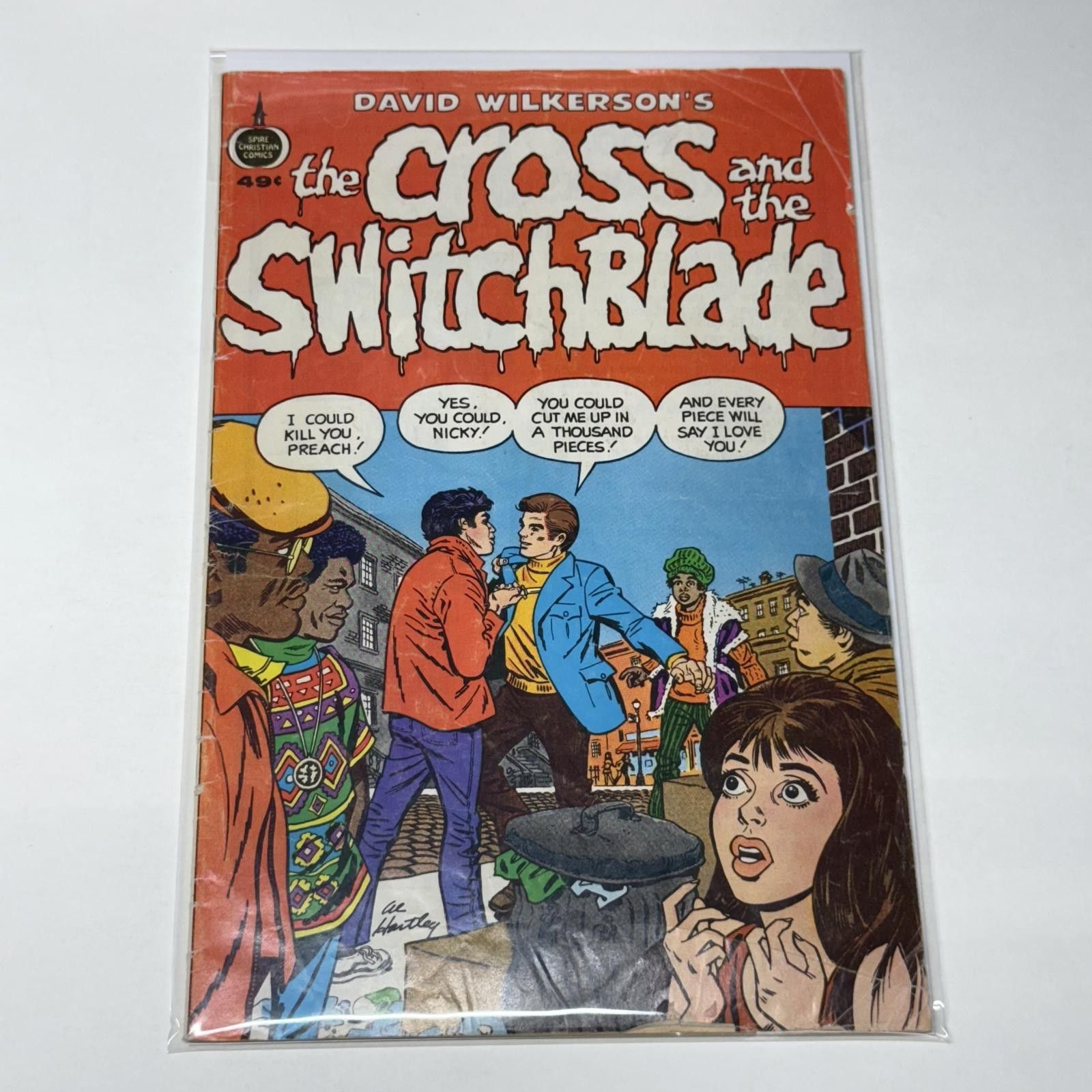 Designer VTG 1972 Cross And The Switchblade Comic Book Wilkerson VF+ Size ONE SIZE - 9 Thumbnail