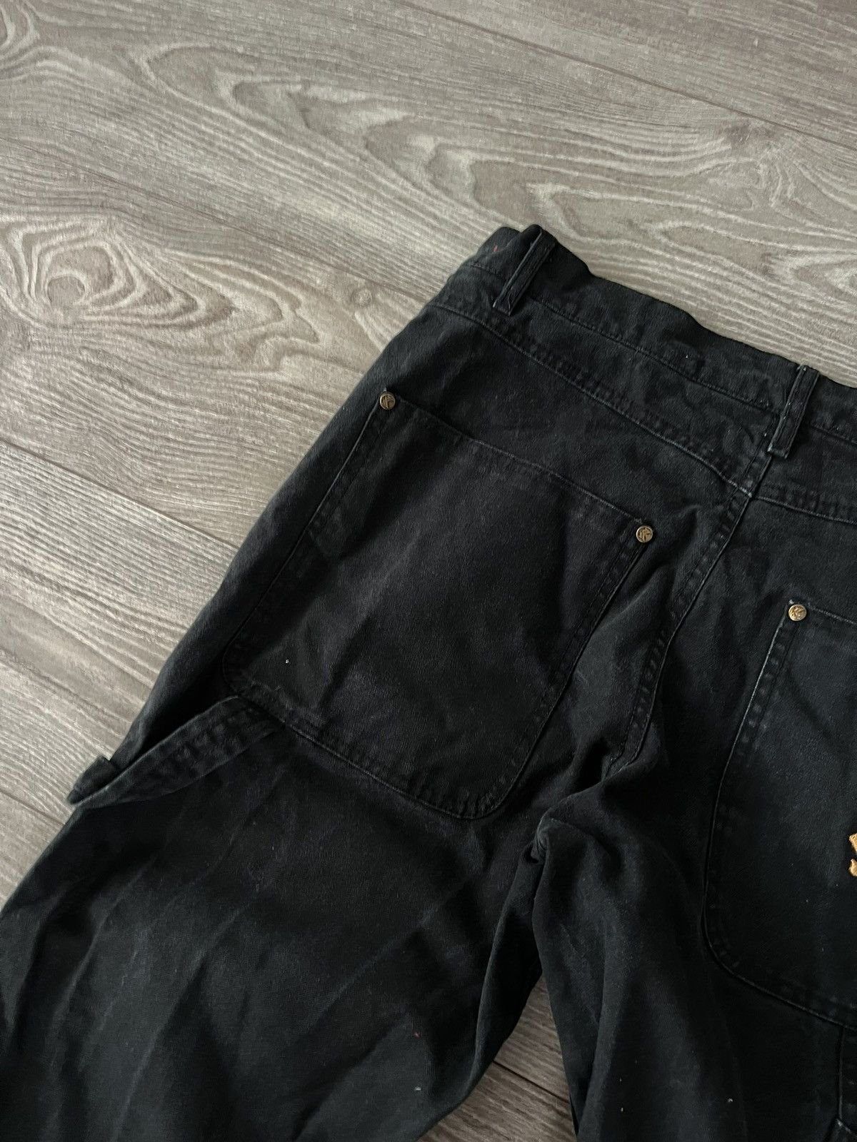 Karl Kani Karl Kani Embroidered Logo Rap Black Denim Unisex Jeans Size US 32 / EU 48 - 18 Thumbnail