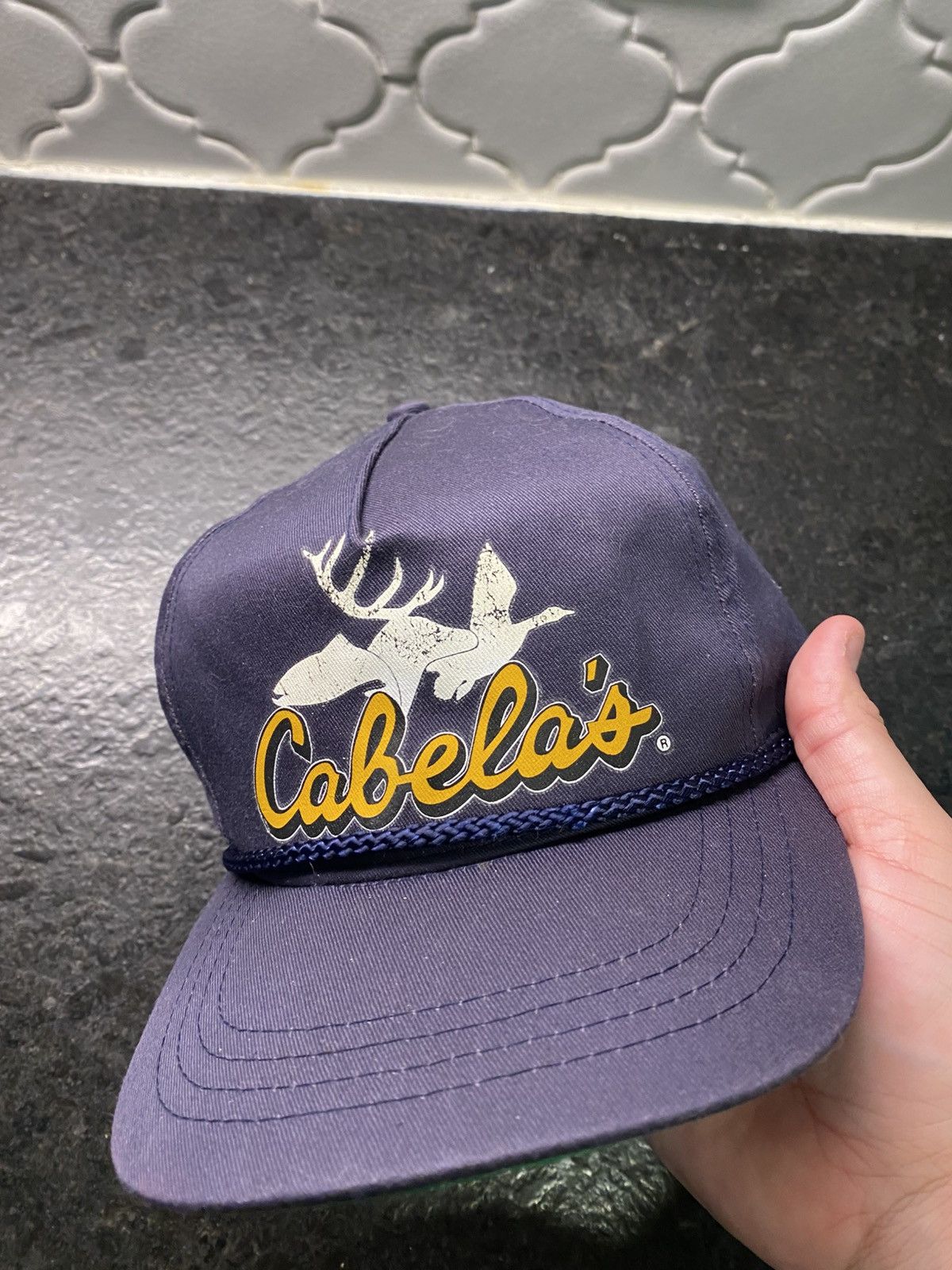 Cabelas Vintage 80s Cabelas outdoors faded snapback Size ONE SIZE - 4 Thumbnail