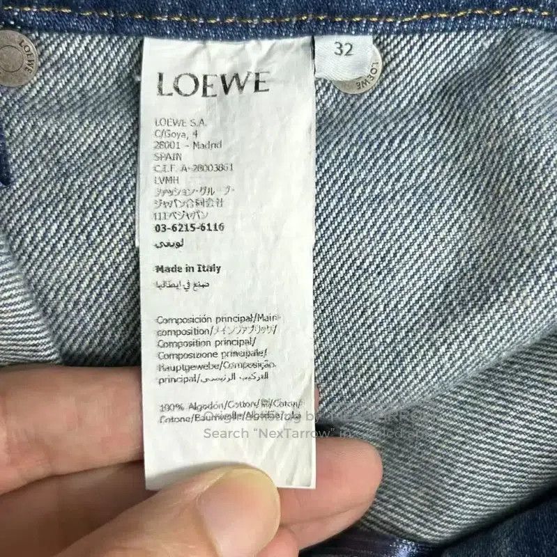 Loewe Loewe Blue Cotton Women's Skirt . Size 30" / US 8 / IT 44 - 4 Thumbnail