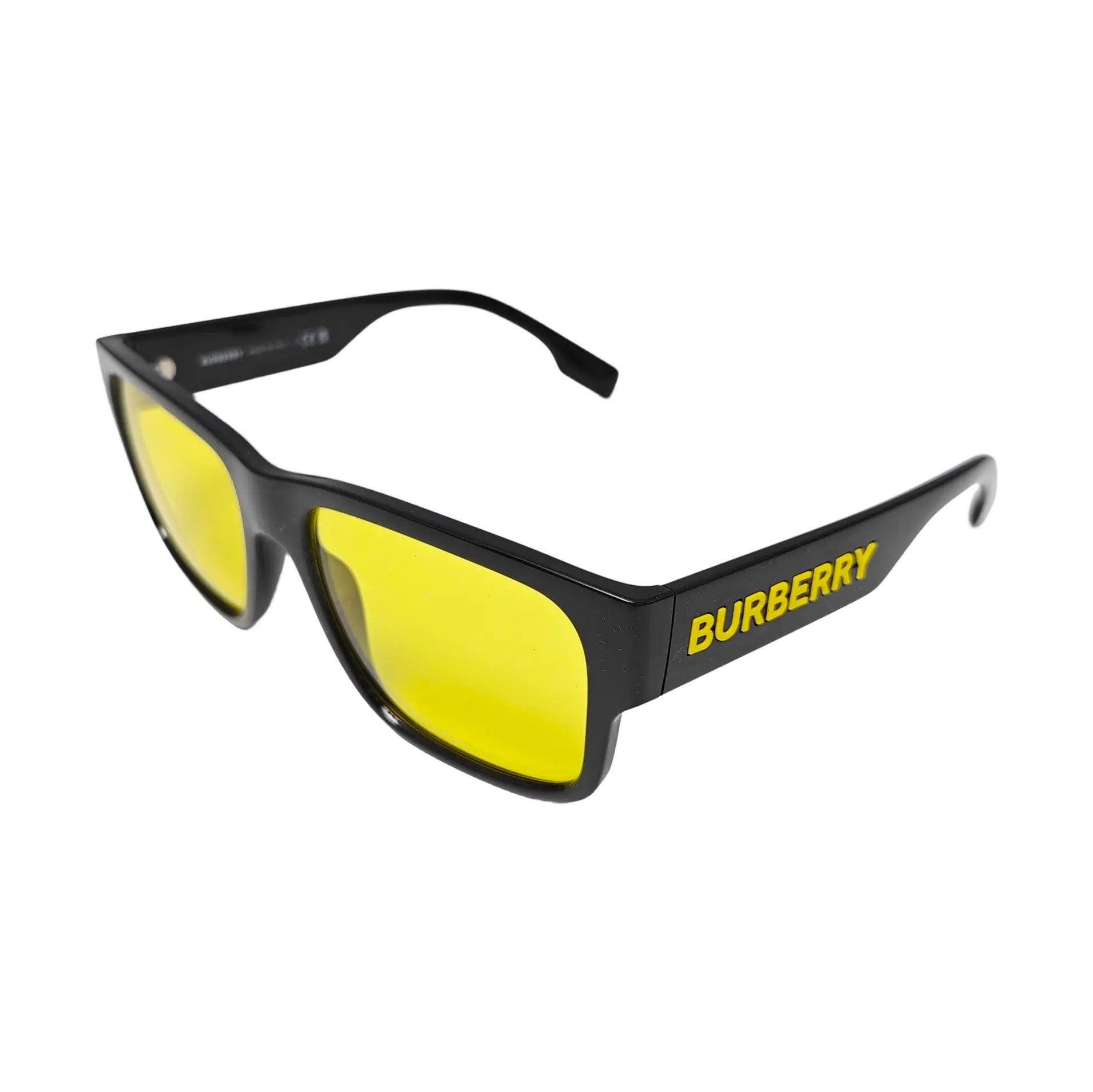 Burberry Burberry Black Frame Yellow Lens Sunglasses Size ONE SIZE - 1 Thumbnail