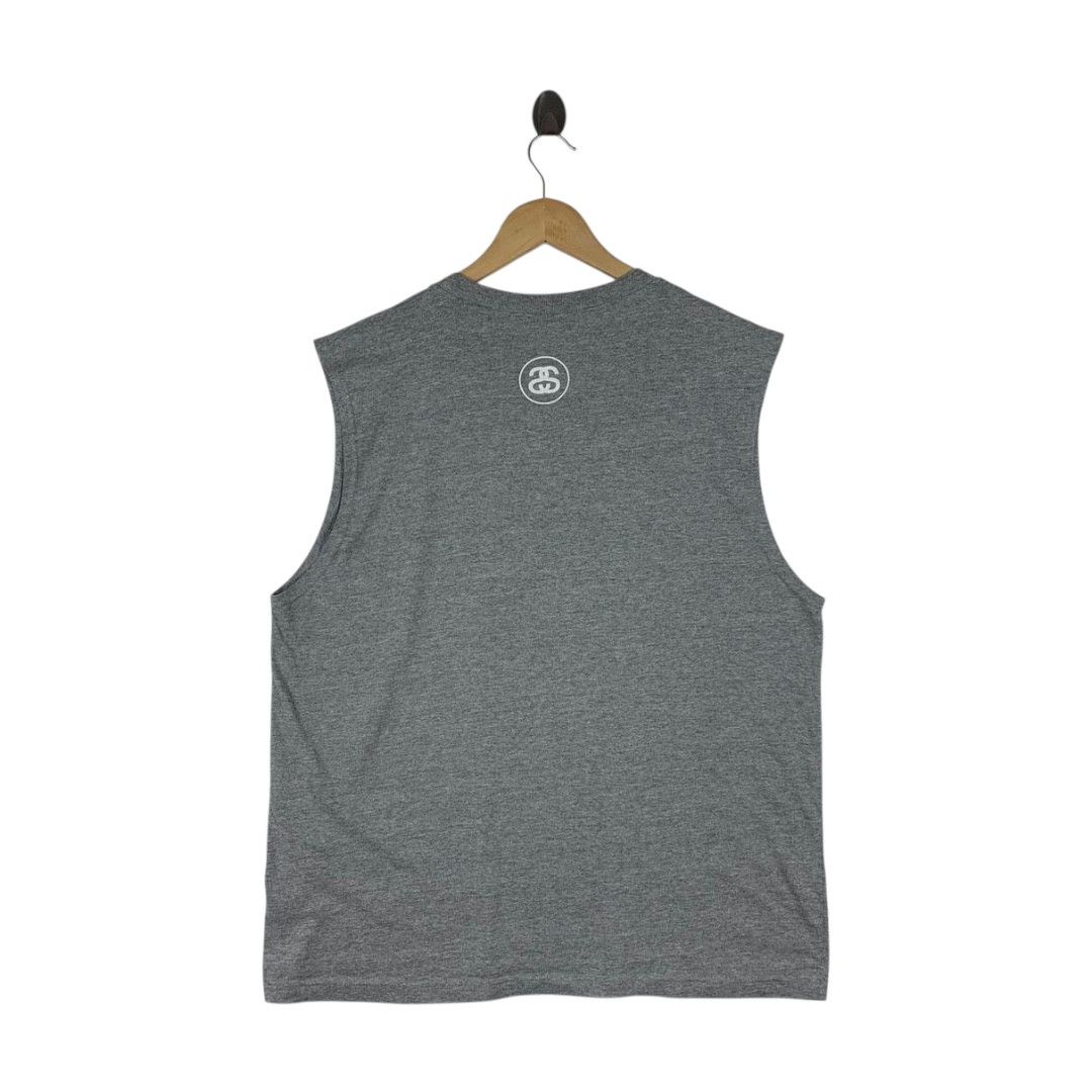 Stussy Vintage Stussy No. 4 "N°4" Graphic Muscle Tee Size US L / EU 52-54 / 3 - 4 Thumbnail