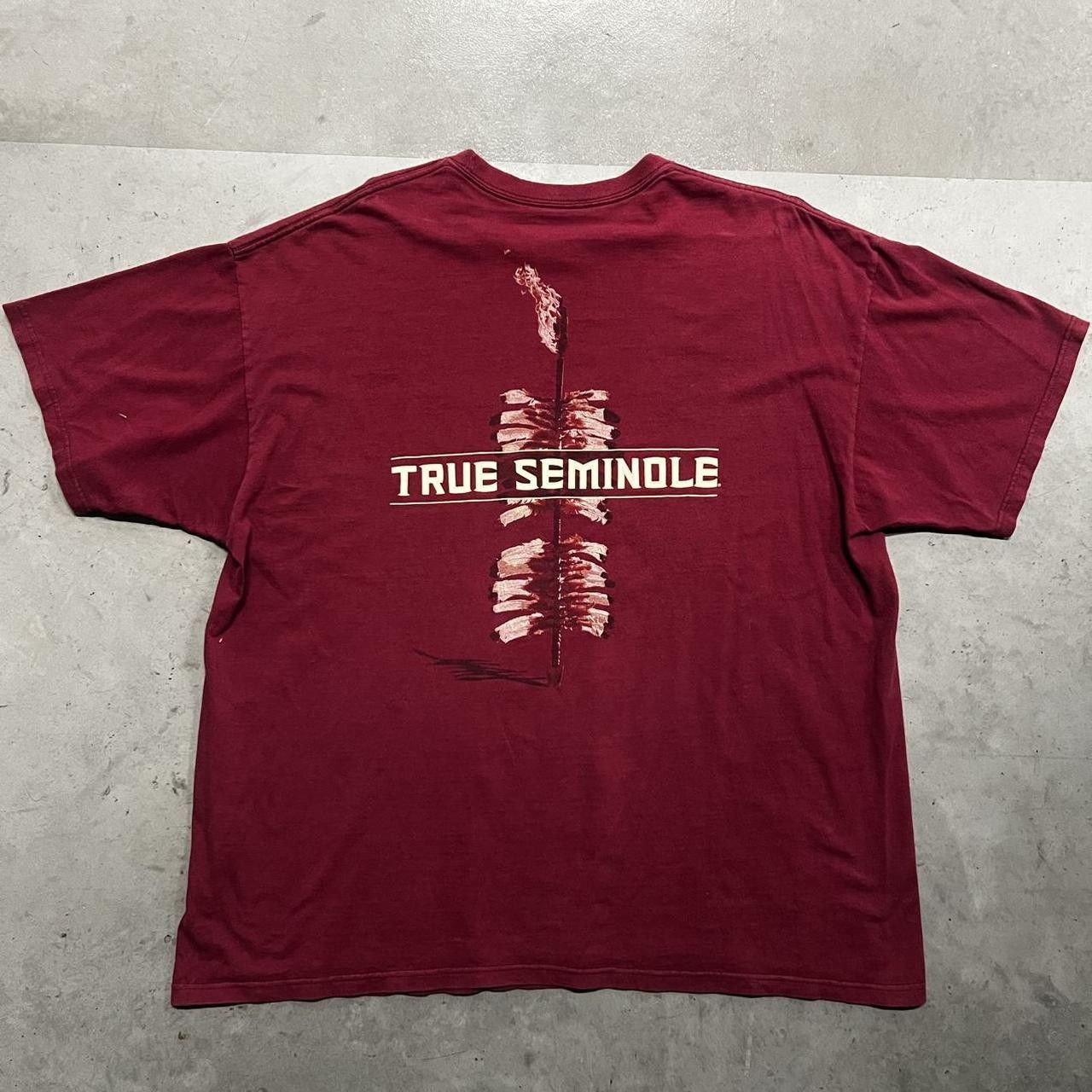 Nike × Vintage Vintage Nike Florida State Seminoles 2008 FSU Football Tee Size US XXL / EU 58 / 5 - 3 Thumbnail
