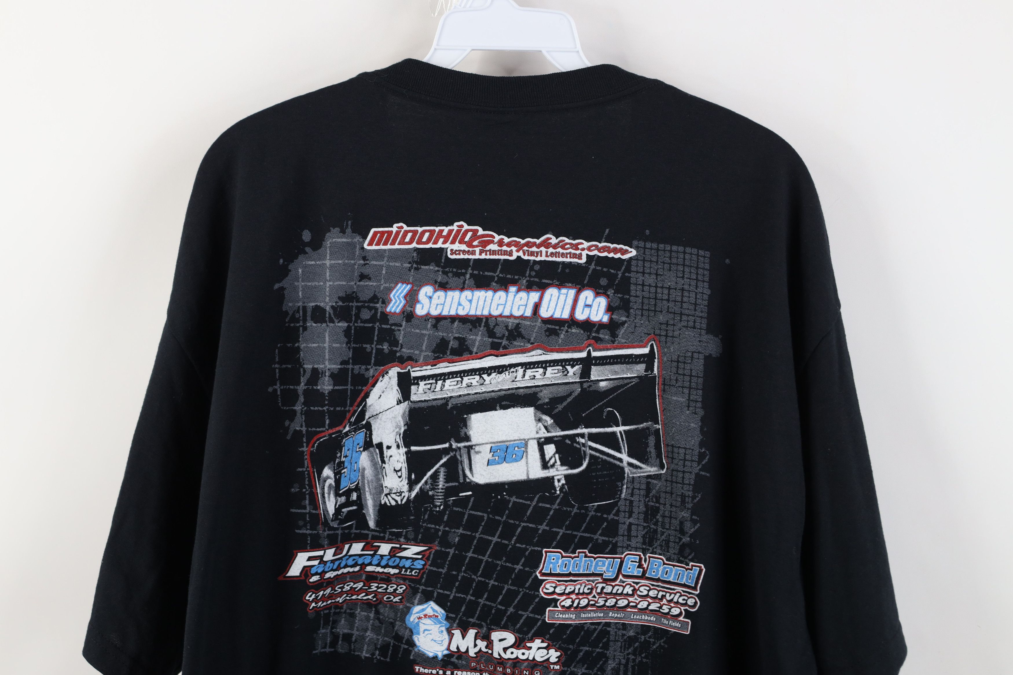 Vintage Vintage Y2K Matt Irey Car Racing Short Sleeve T-Shirt Black Size US XL / EU 56 / 4 - 11 Thumbnail