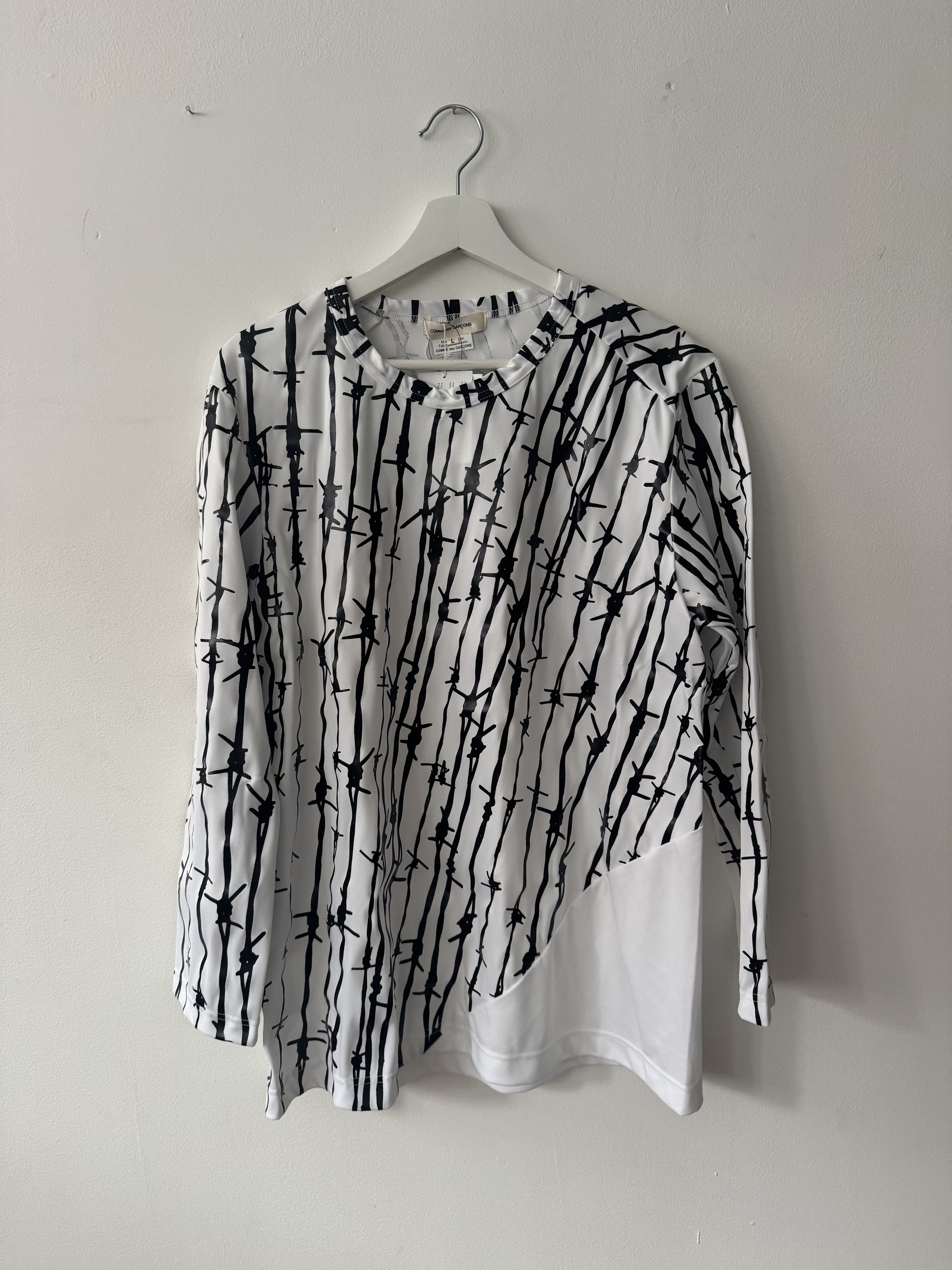 Comme des Garcons Comme des Garçons Barbed Wire Print Tee 2024 Size US L / EU 52-54 / 3 - 1 Thumbnail