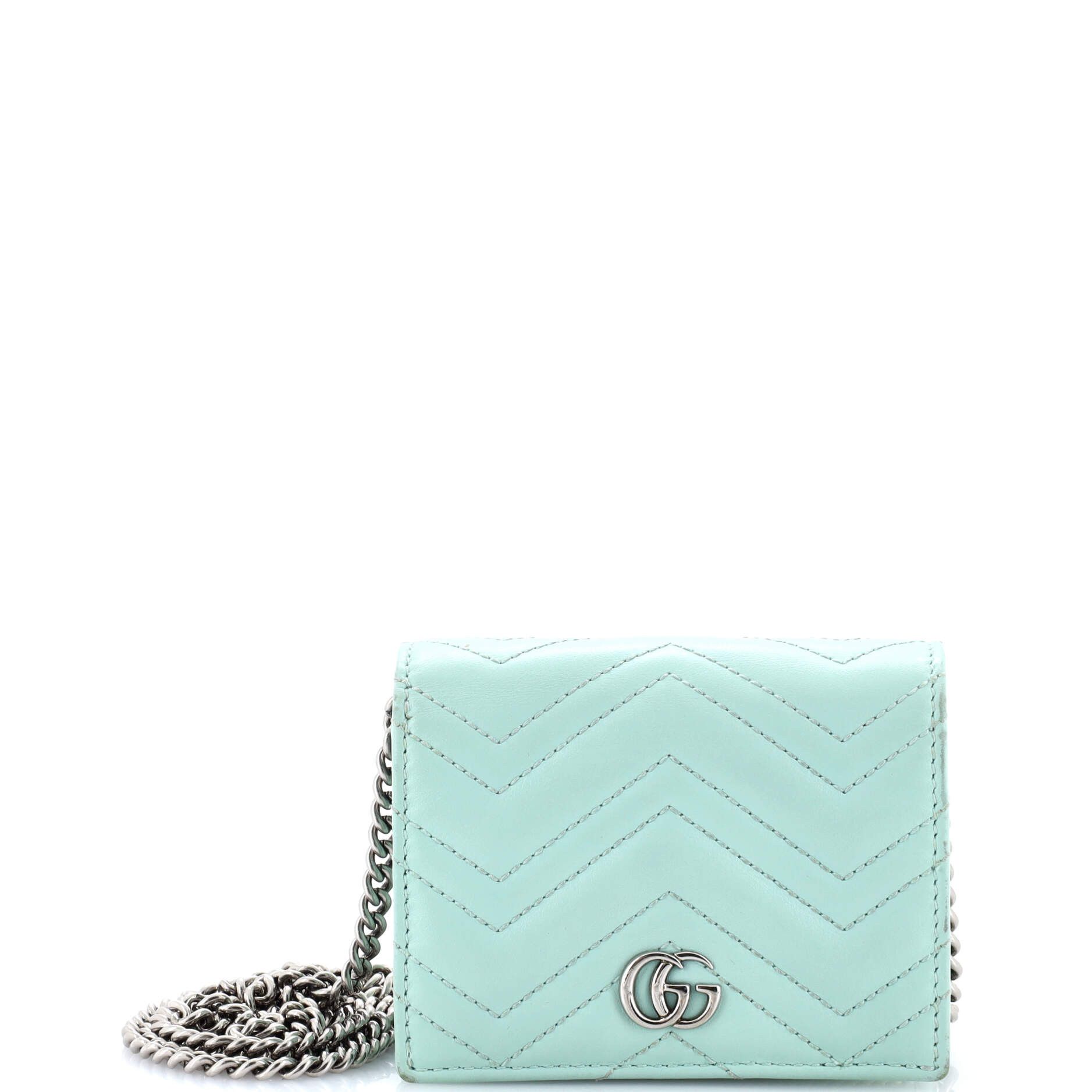 Gucci GG Marmont Card Case on Chain Size ONE SIZE - 1 Thumbnail