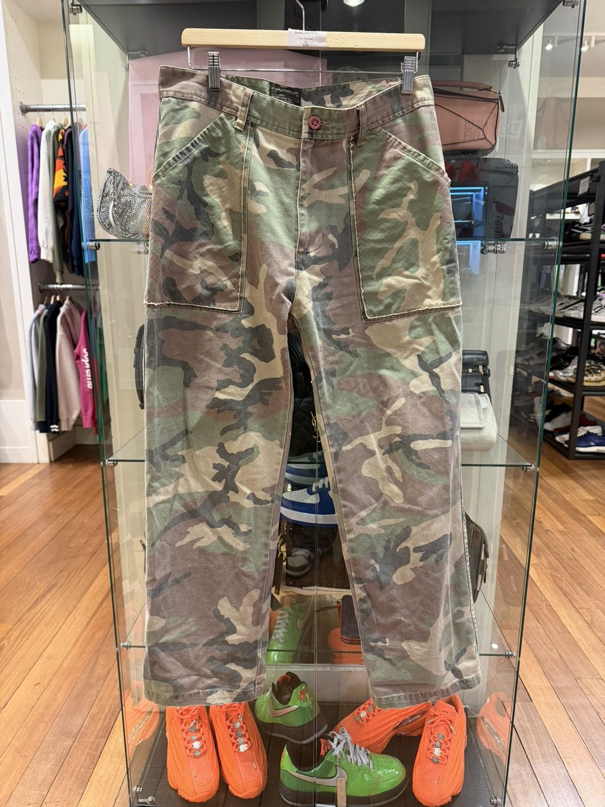 Stussy Stussy Green Camo Pants Size US 32 / EU 48 - 1 Thumbnail