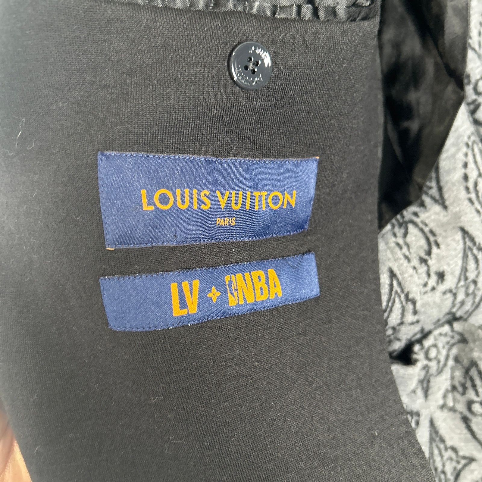 Louis Vuitton × NBA Louis Vuitton x NBA Black Suit Jacket Size 48 Size 48L - 8 Thumbnail