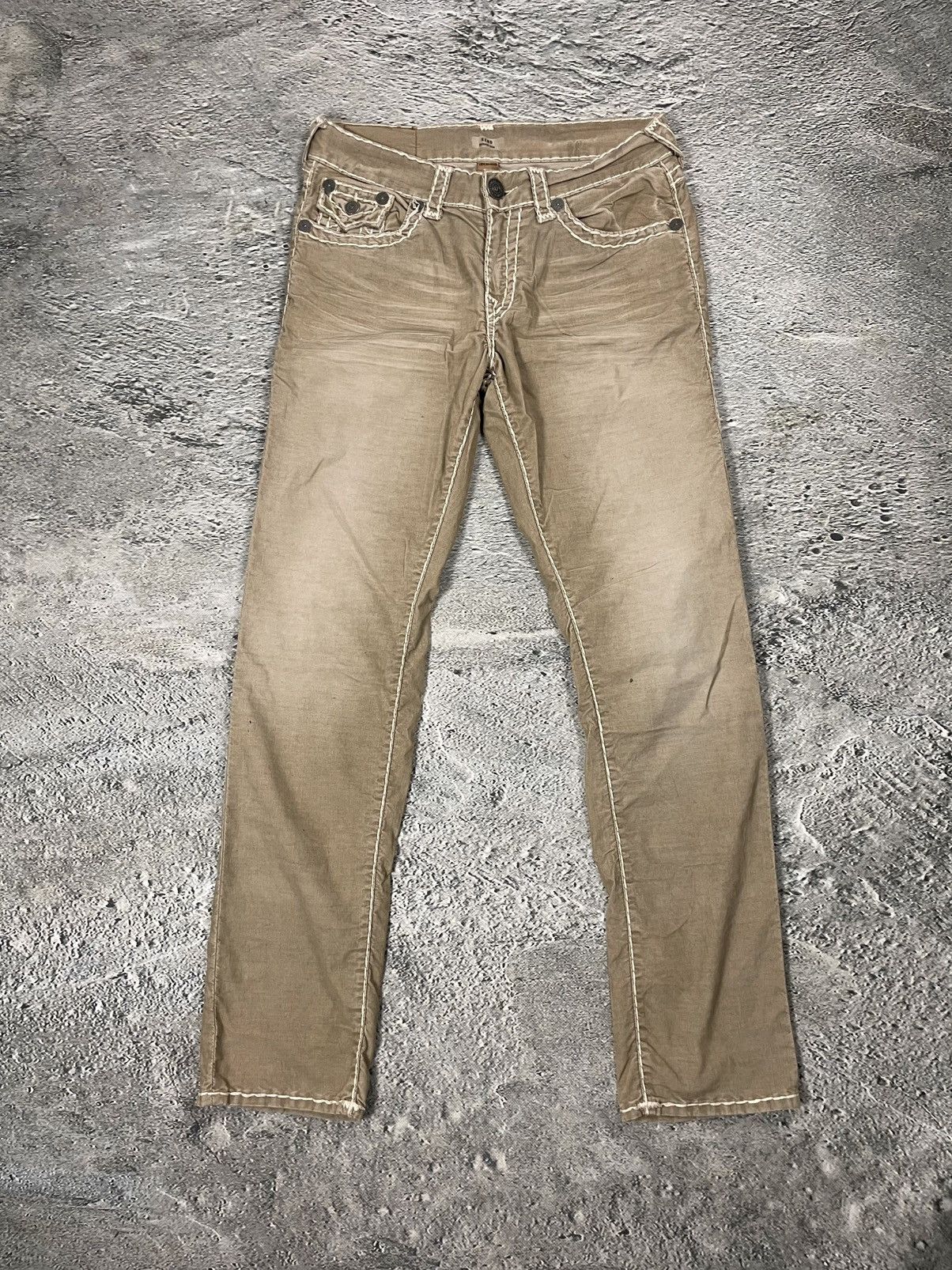 True Religion True Religion jeans vintage cords corduroy pants beige Geno Size US 32 / EU 48 - 3 Thumbnail