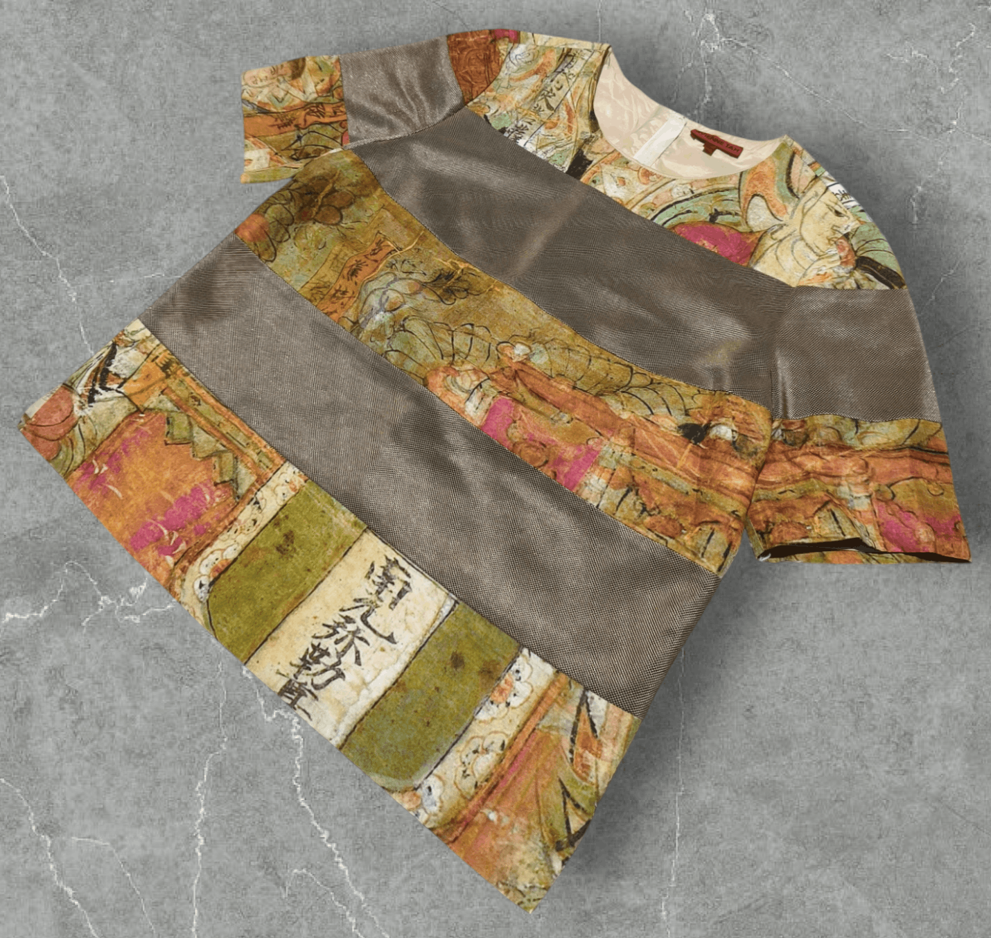 Vivienne Tam 90s Vivienne Tam Buddha Blouse Size L / US 10 / IT 46 - 3 Thumbnail