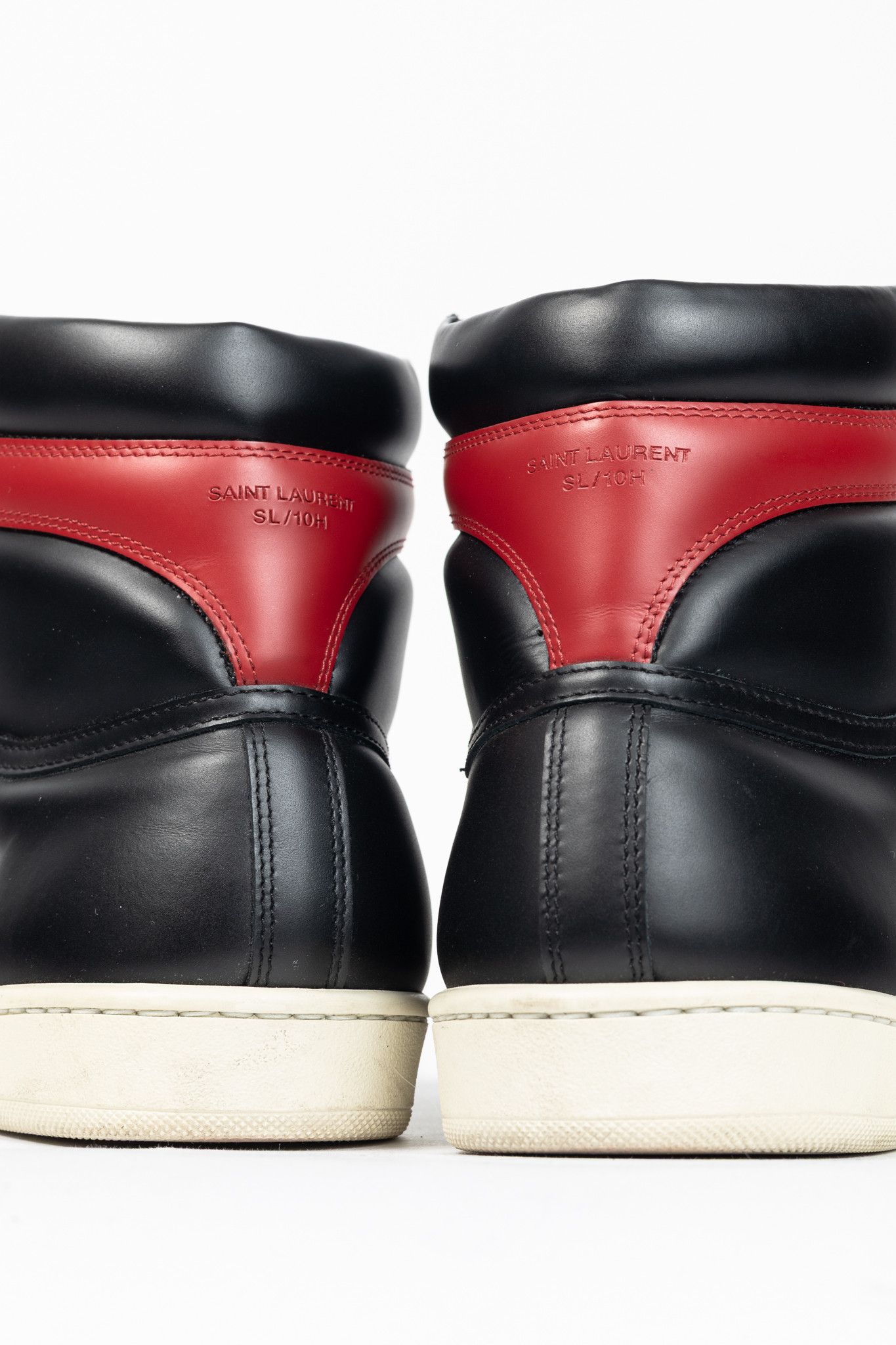 Saint Laurent Paris Saint Laurent SL/10H High Court Classic High-Top Sneakers Size US 10 / EU 43 - 10 Thumbnail