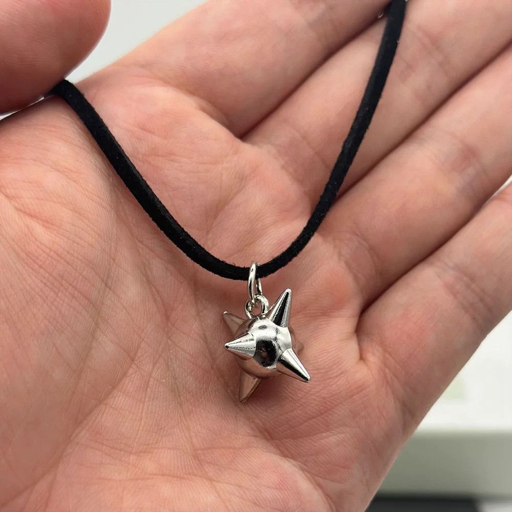 Vintage othic Y2K Black Velvet Chain Morning Star Size ONE SIZE - 2 Thumbnail