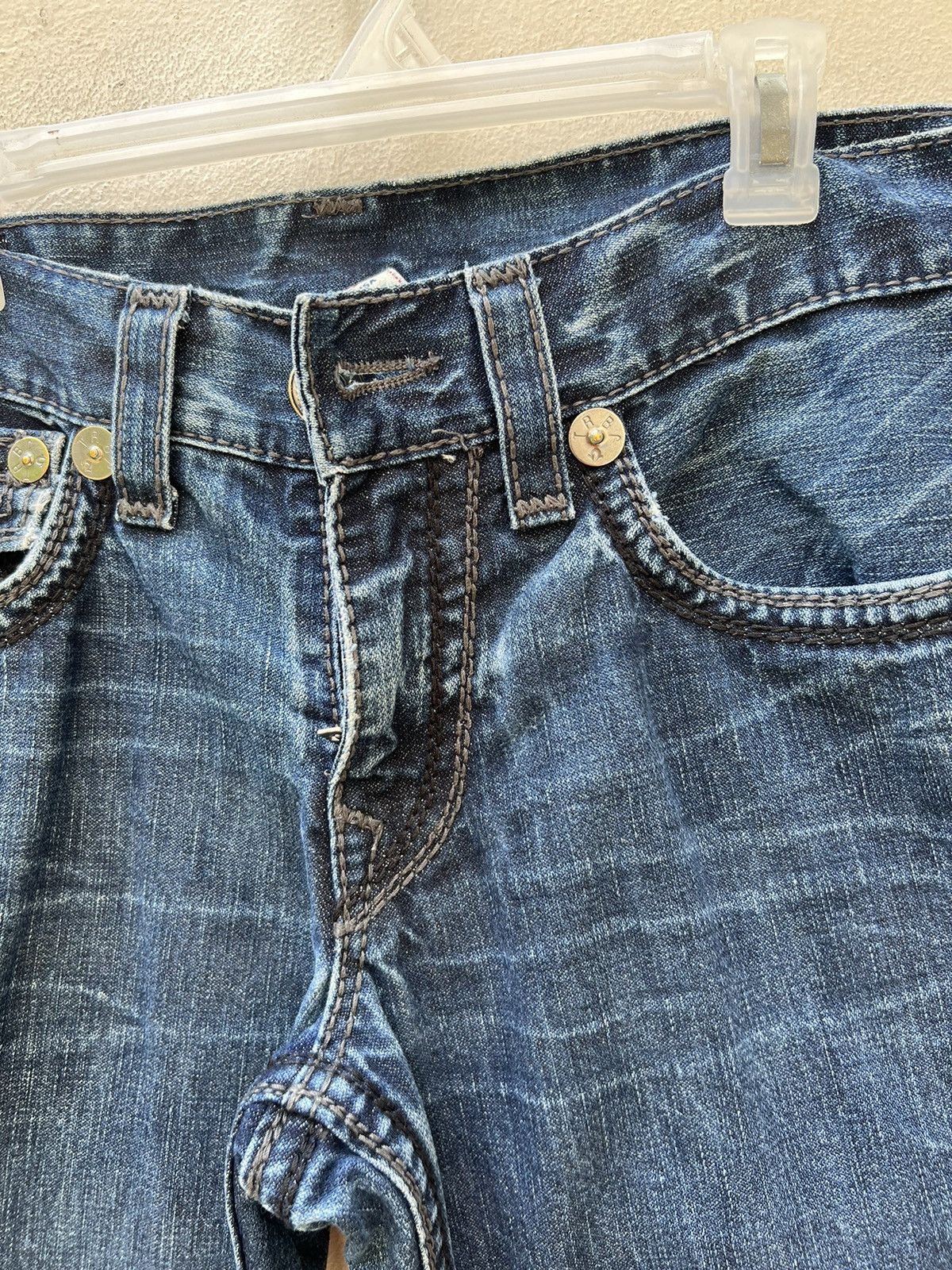 Vintage 2000s True Religion Blue Denim Straight Leg Jeans