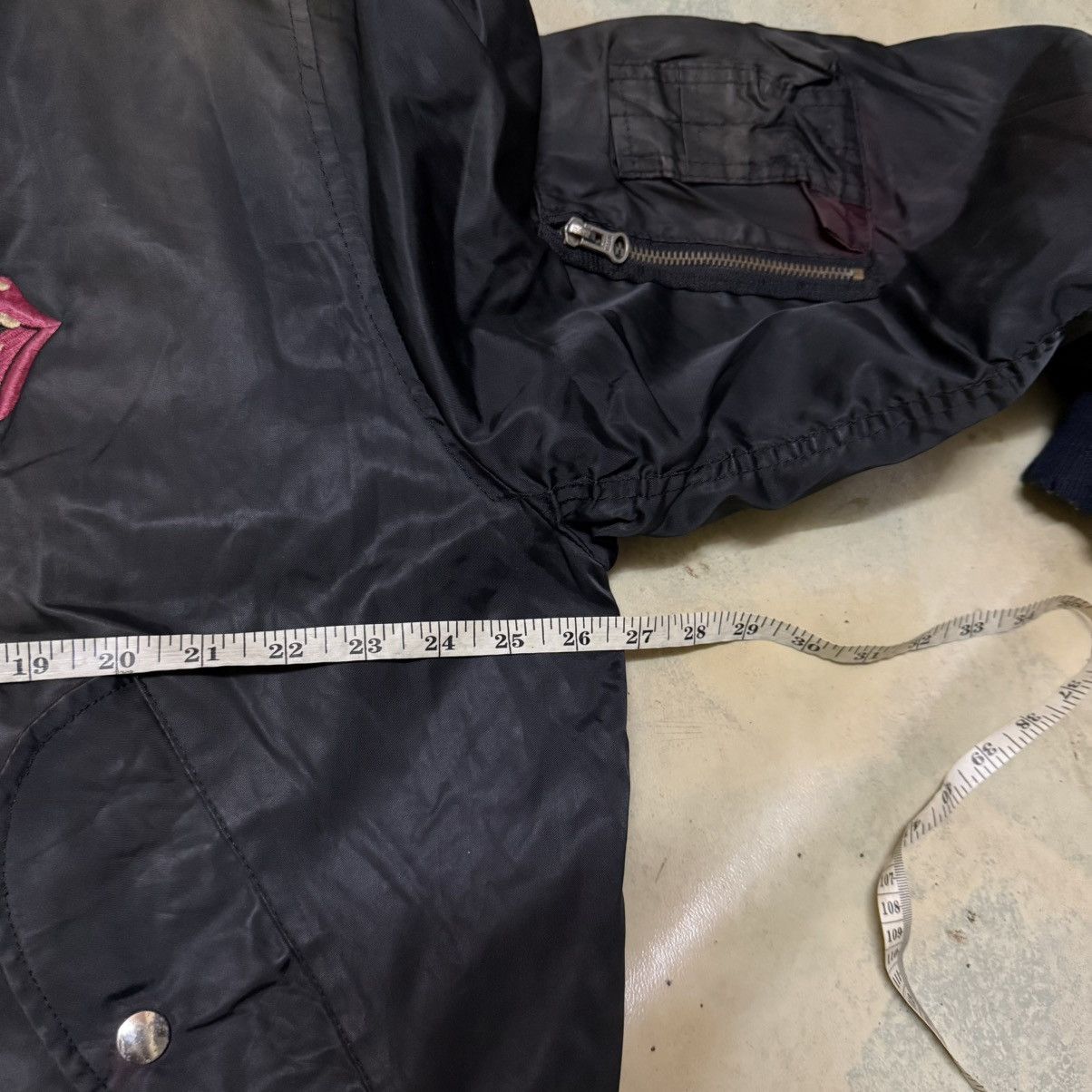 Brockum Vintage 1994 The Rolling Stones Bomber Jacket Brockum Tag Size US L / EU 52-54 / 3 - 14 Thumbnail