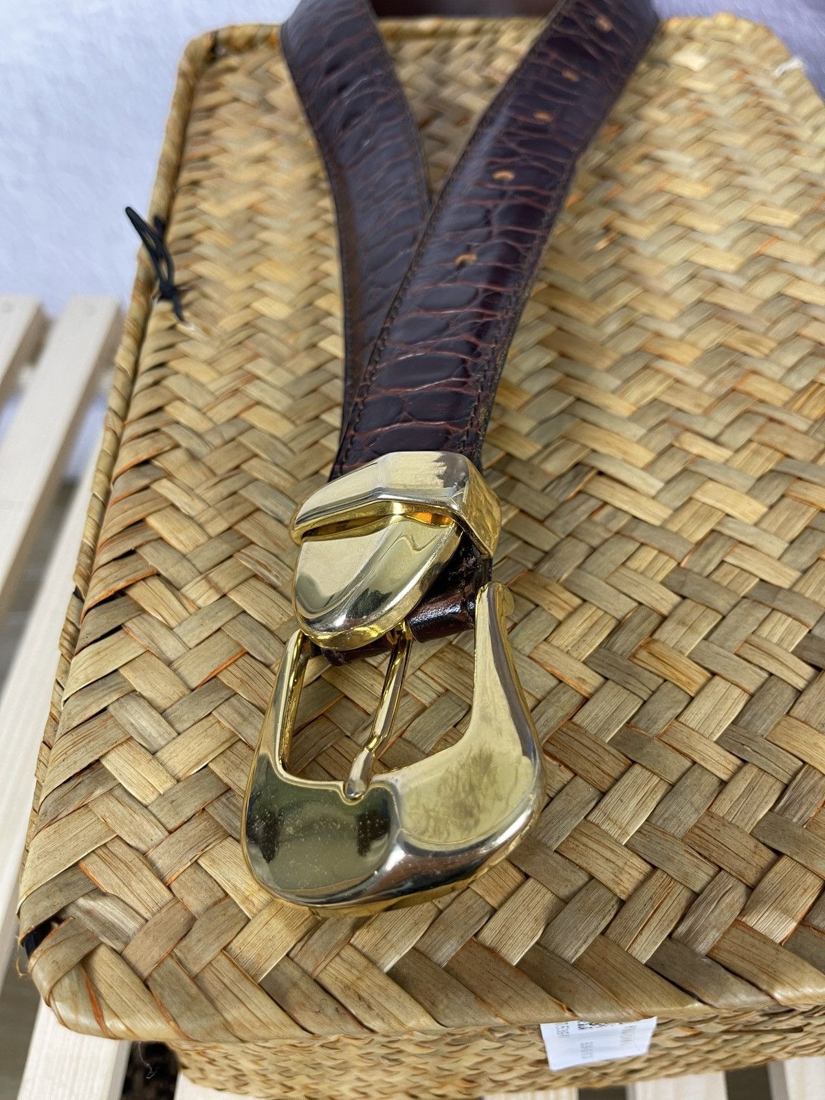 MCM MCM vintage crocodile leather women’s belt Size ONE SIZE - 6 Thumbnail
