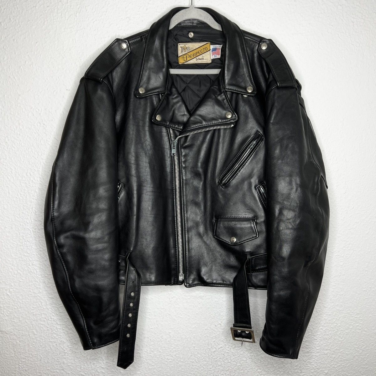 Schott Schott Vintage Perfecto Leather Jacket Ramones Biker Moto | Grailed