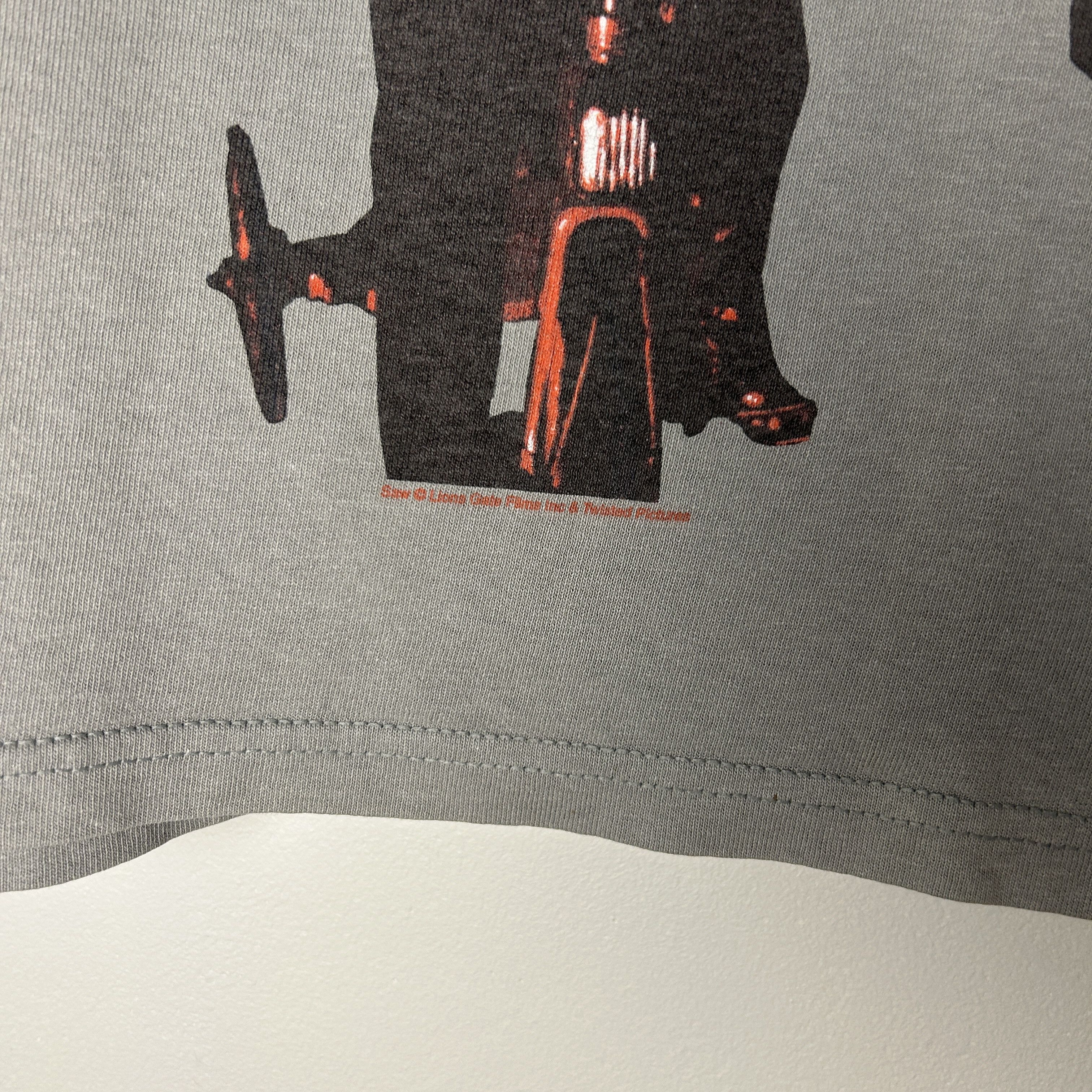 Vintage Vintage SAW Jigsaw Horror T-shirt Size US M / EU 48-50 / 2 - 3 Thumbnail