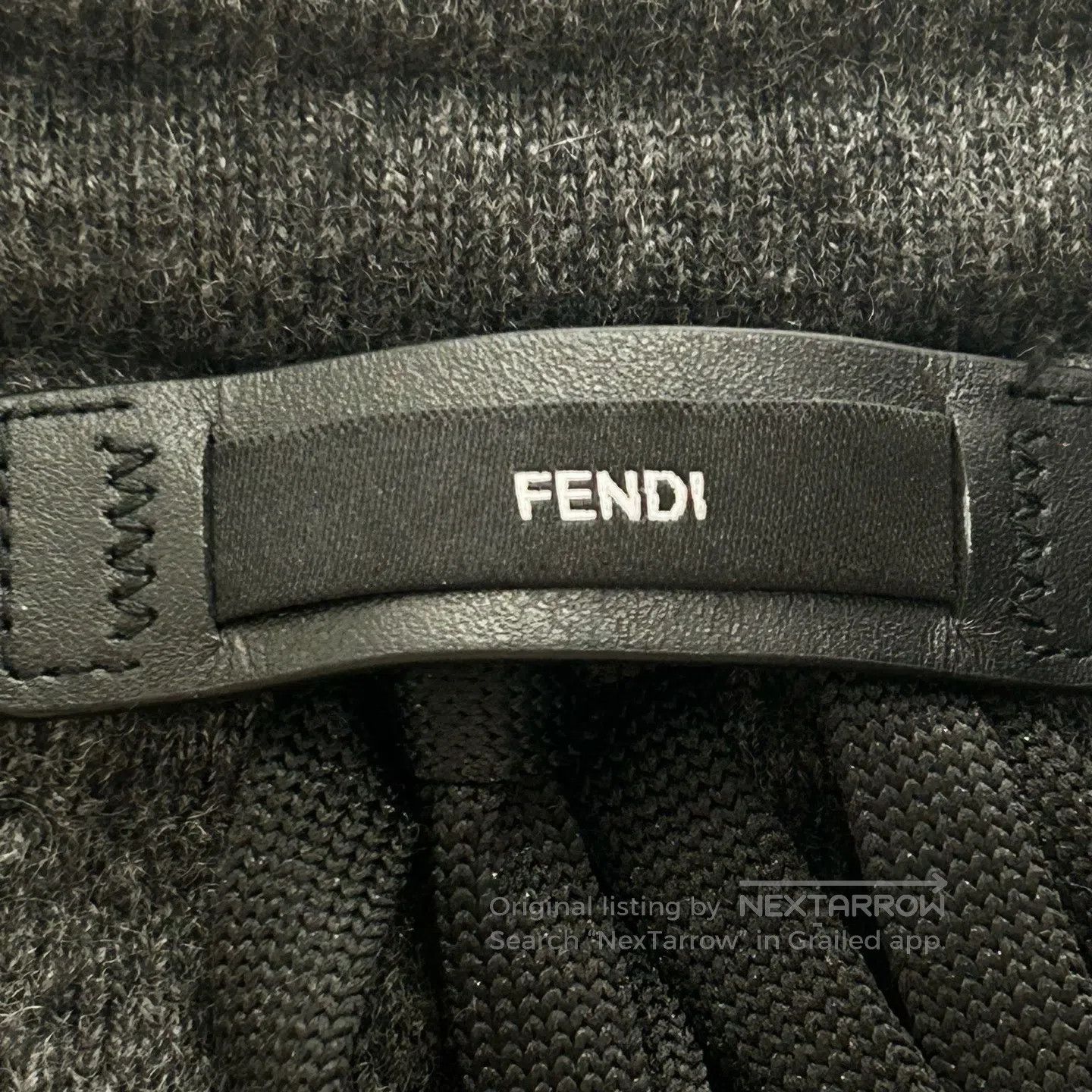 Fendi FENDI Old Money Wind Gray Wool Knit Casual Pants Size US 28 / EU 44 - 8 Thumbnail
