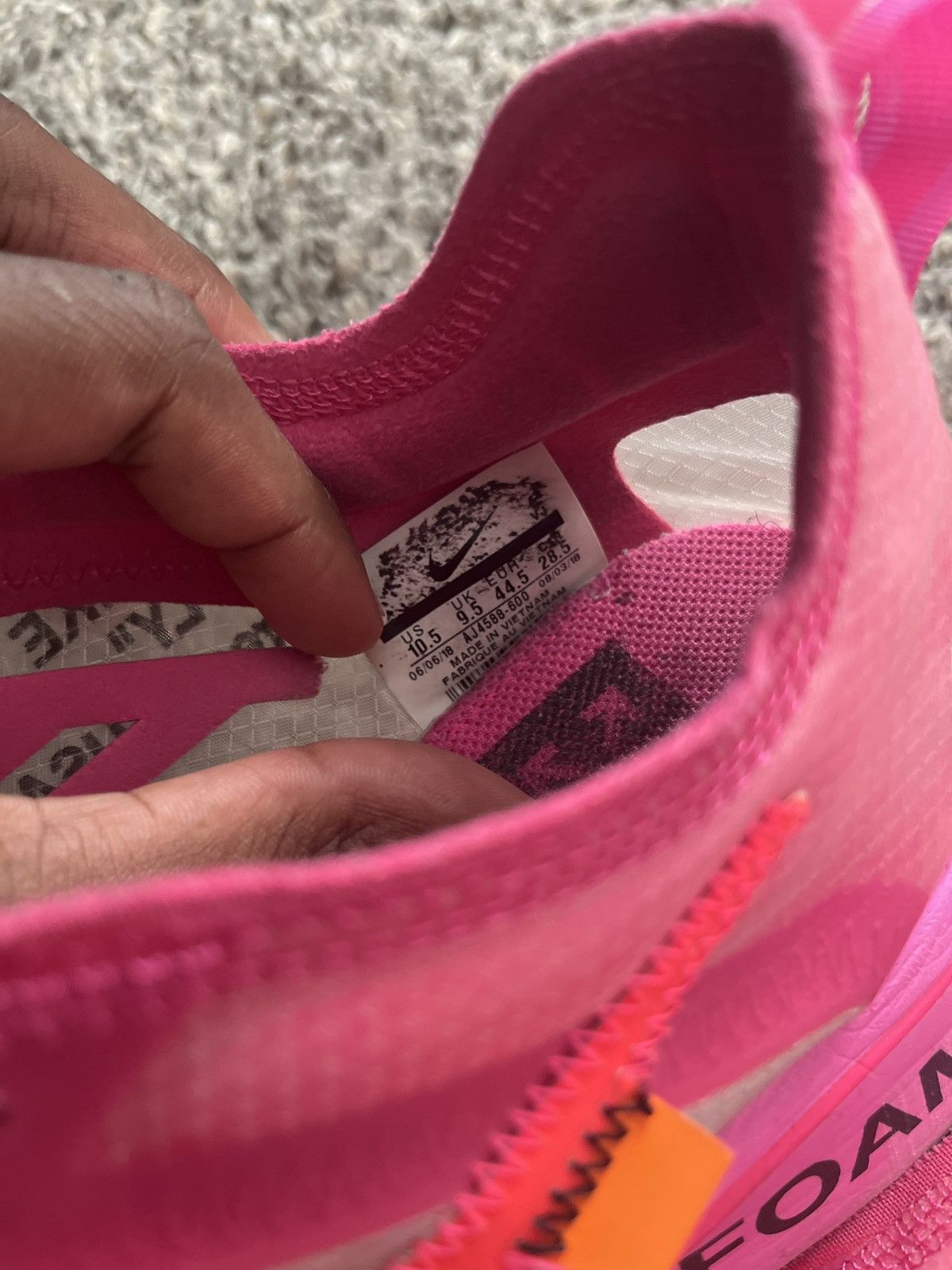 Nike × Off-White Nike Off White Trainers Size US 10.5 / EU 43-44 - 6 Thumbnail