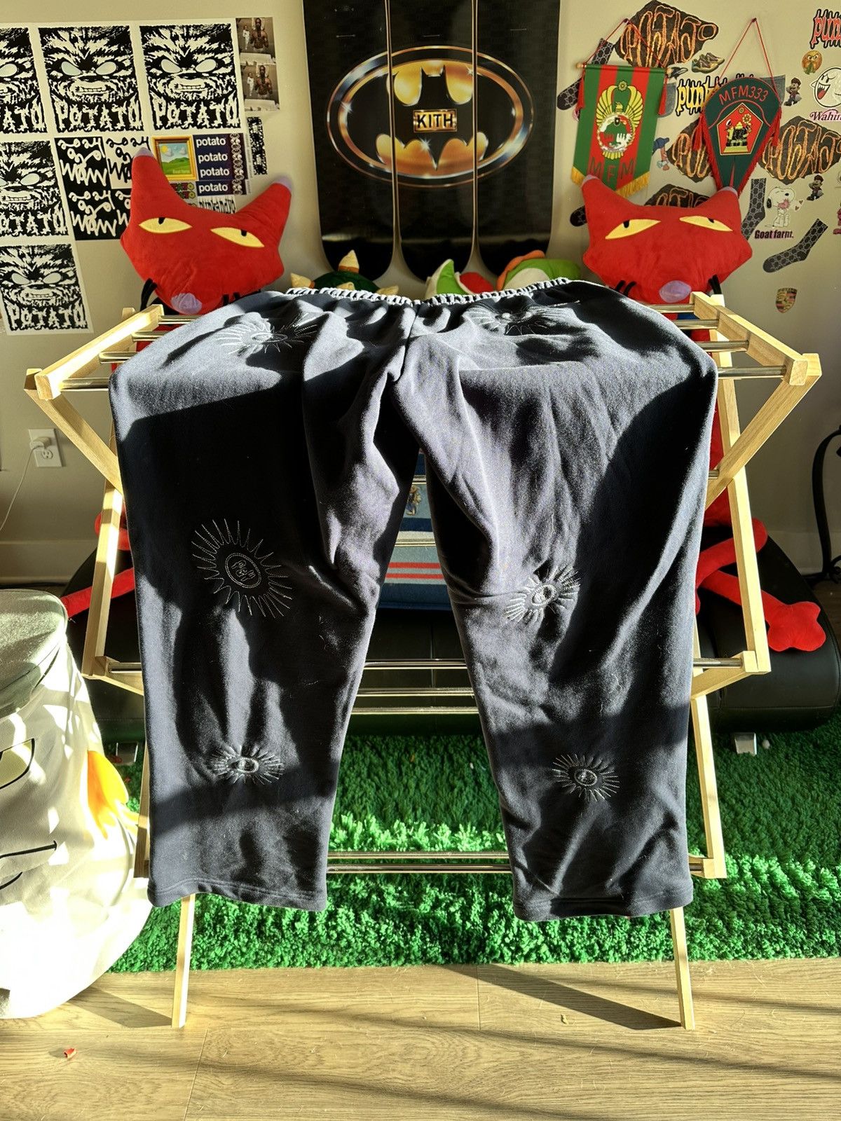 Punk and Yo PUNK AND YO STAR SWEATS NAVY Size US 32 / EU 48 - 2 Thumbnail