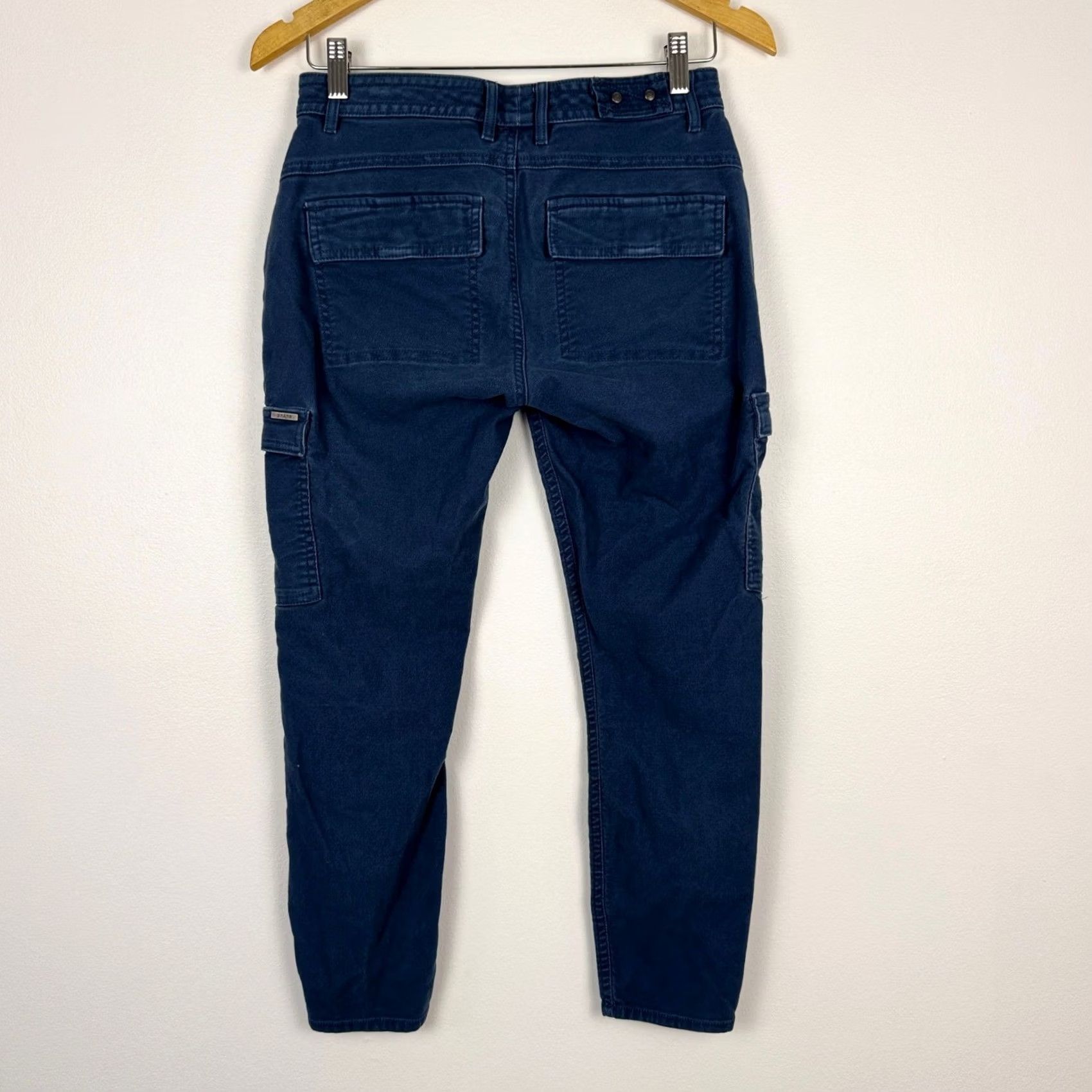 Prana Prana Nikit Cargo Pants Womens Size 2 Blue Organic Cotton Blend Casual Hike Size 26" / US 2 / IT 38 - 2 Thumbnail