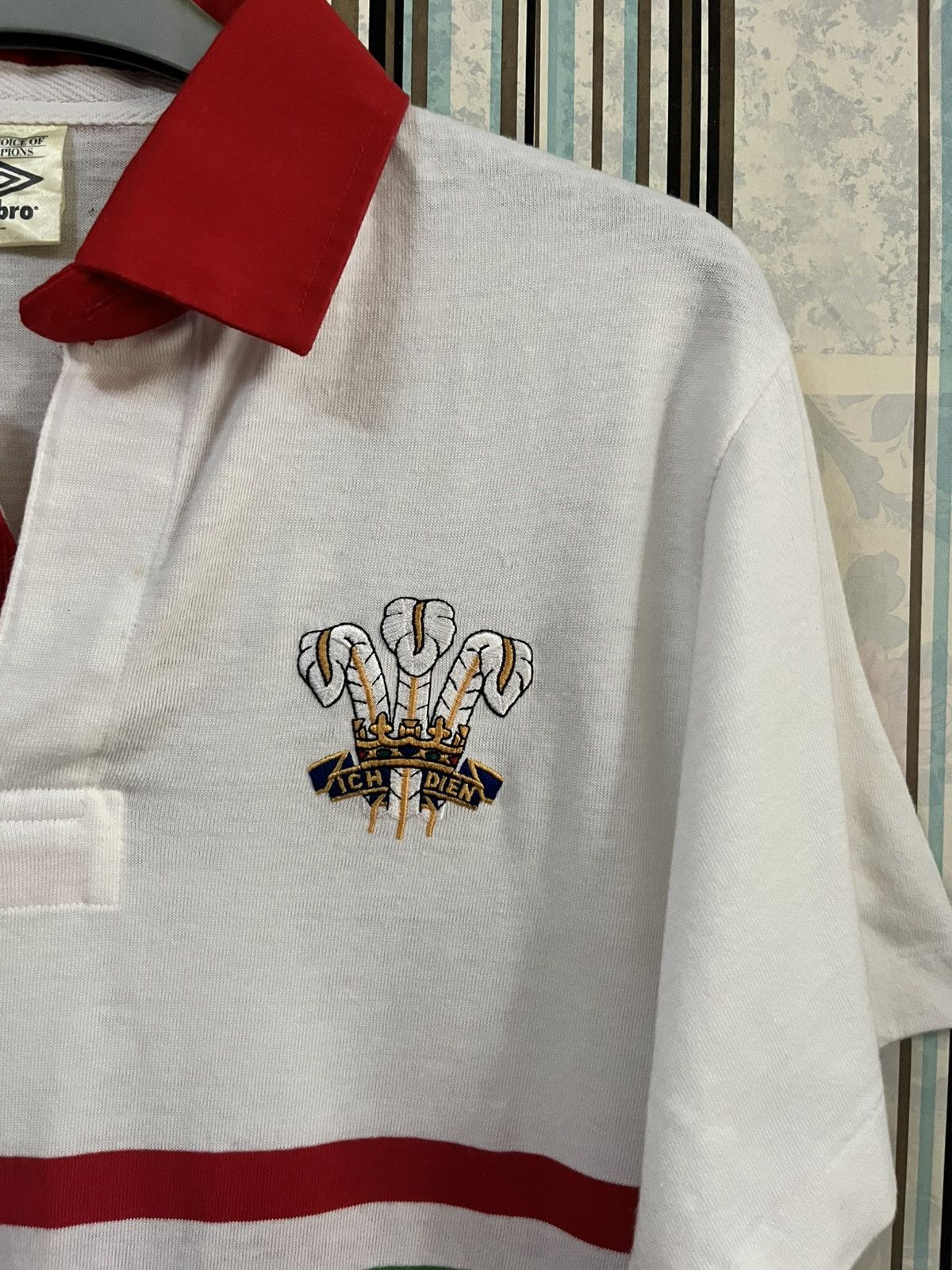 Other 90s ich dien rugby #H1 Size US L / EU 52-54 / 3 - 5 Thumbnail
