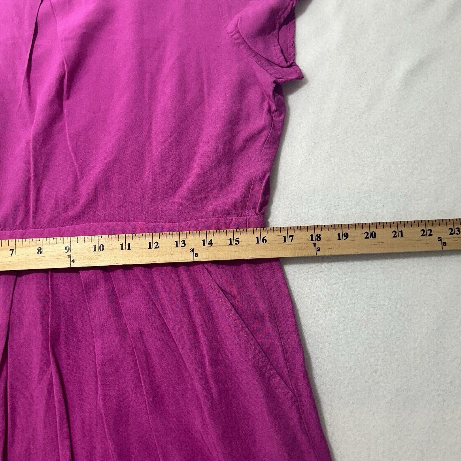 J.Crew J. Crew 12 Magenta Pink Mini Dress Pullover Pockets Size XL / US 12-14 / IT 48-50 - 11 Thumbnail