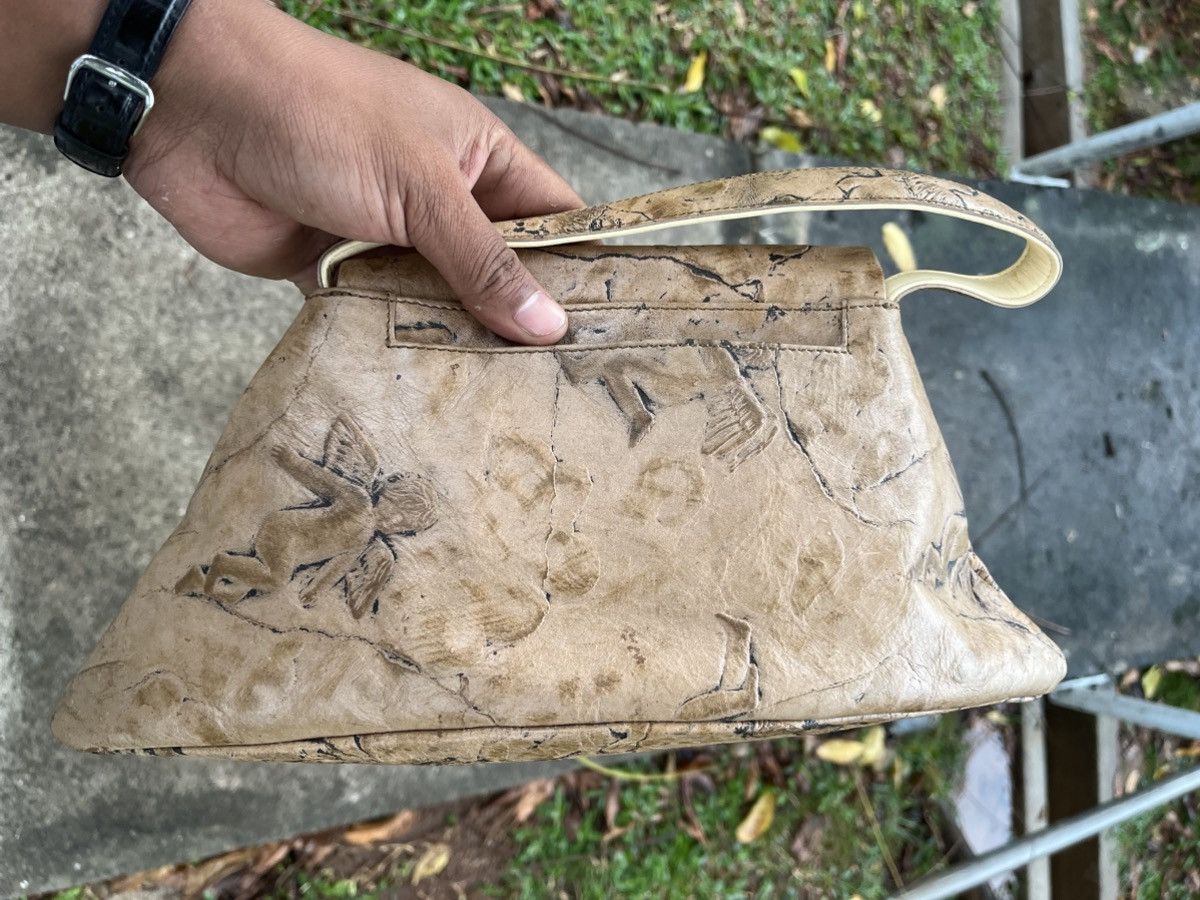 Japanese Brand × Vintage Vintage Leather Bag Angels Love Size ONE SIZE - 5 Thumbnail