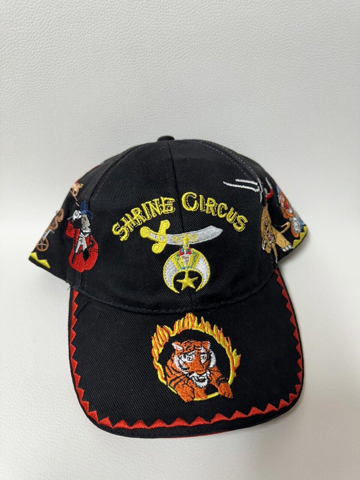 Designer Ararat Shrine Circus Hat Embroidered Tiger Elephant HorseCap Size ONE SIZE - 3 Thumbnail