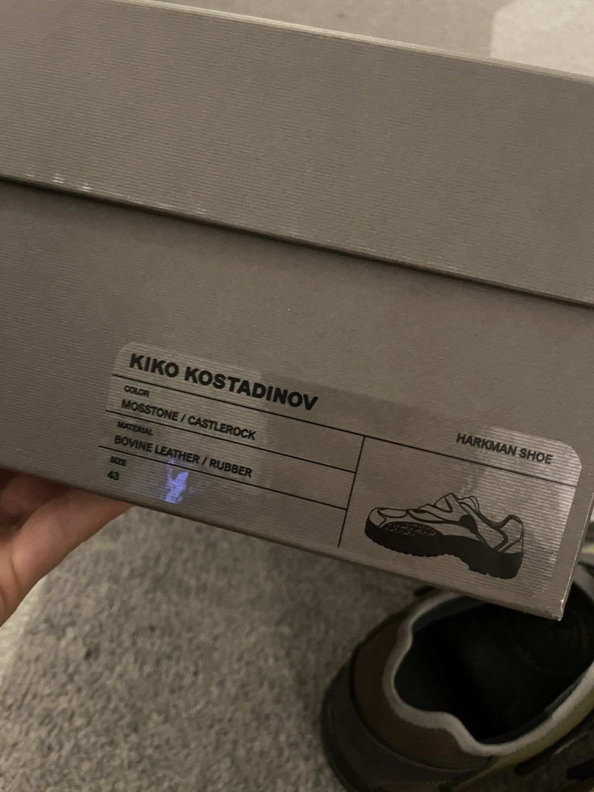 Kiko Kostadinov Kiko Kostadinov Harkman Shoe Sneaker Green
