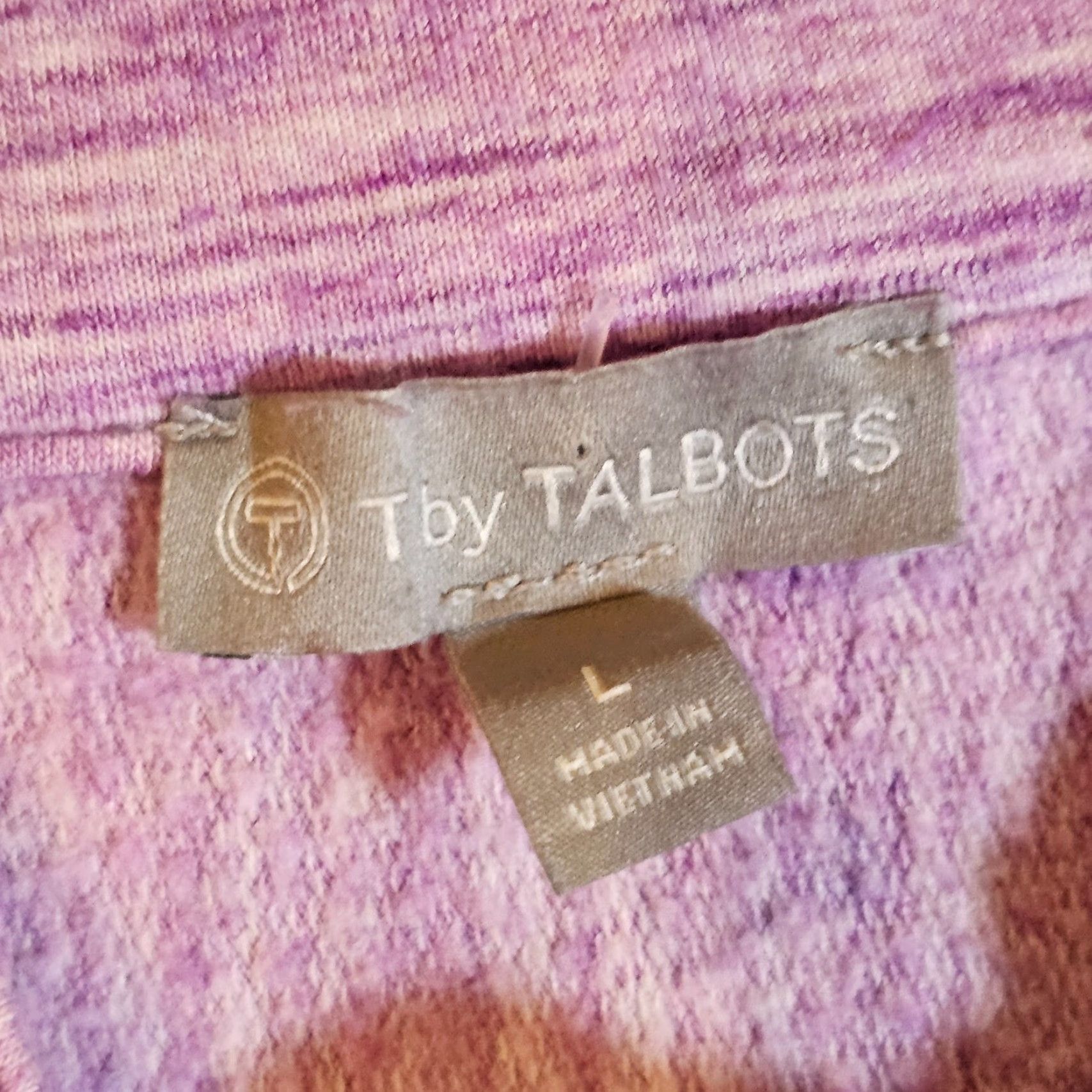 Talbots Talbots Sweater Top Womens Large Purple Cowl Neck Knit Long Sleeve Casual Basic Size L / US 10 / IT 46 - 3 Thumbnail