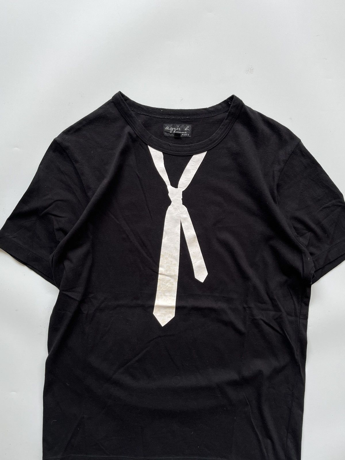 agnes b. 💥LASTDROP💥2000s Agnes B Homme Tshirt Design Tie Size US M / EU 48-50 / 2 - 2 Thumbnail