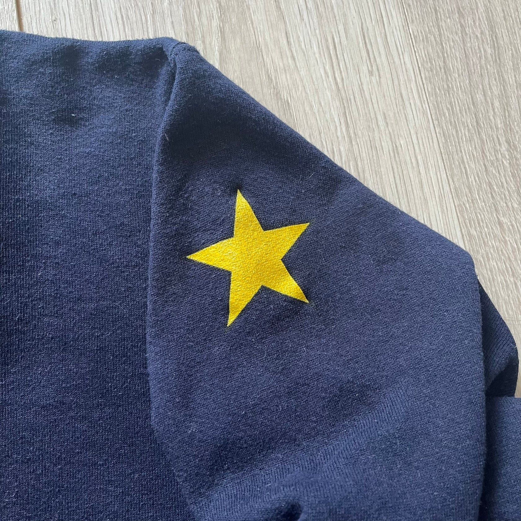 Vintage Porn Star Clothing Navy Crewneck 90's Size US L / EU 52-54 / 3 - 3 Thumbnail