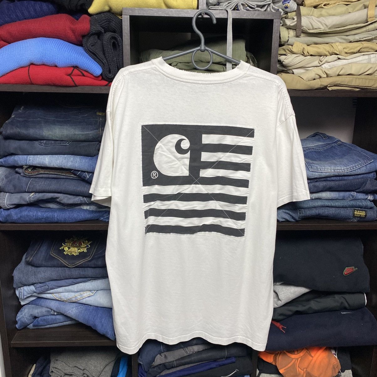 Carhartt Vintage Carhartt Wip Big Graphic logo y2k opium tee Size US L / EU 52-54 / 3 - 1 Thumbnail