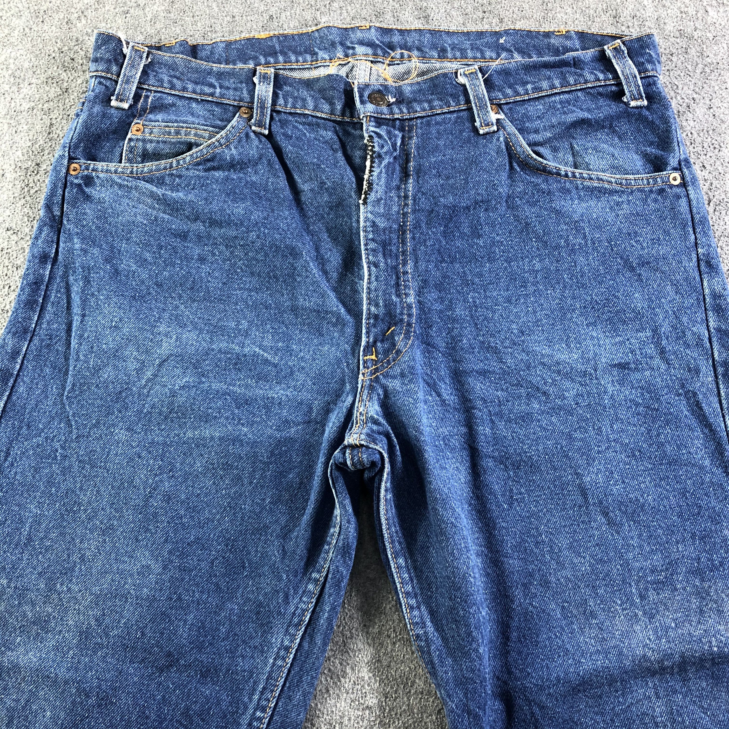 Levi's Vintage Blue Wash Levis 505 Jeans-J3494 Size US 37 - 3 Thumbnail
