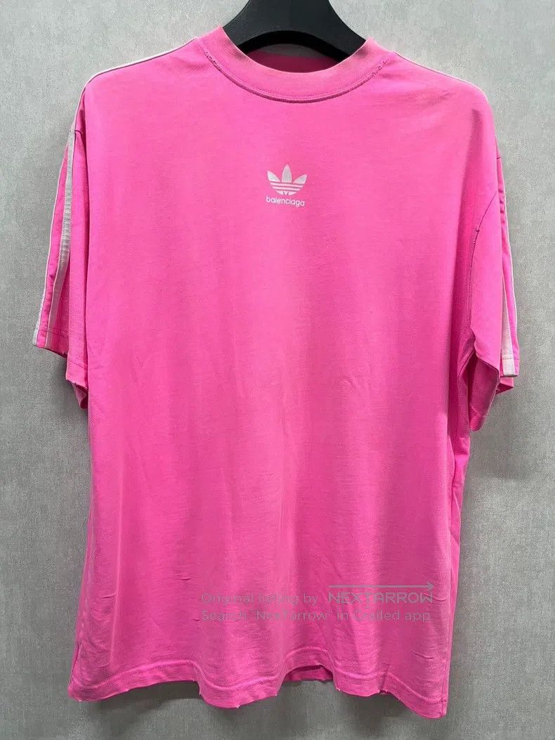 Balenciaga Balenciaga Pink Short Sleeve T-Shirt Super Beautiful Sakur Size US M / EU 48-50 / 2 - 1 Thumbnail