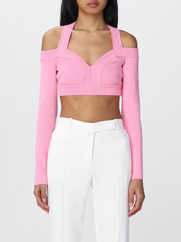 o1y0325 Crop Top in Pink