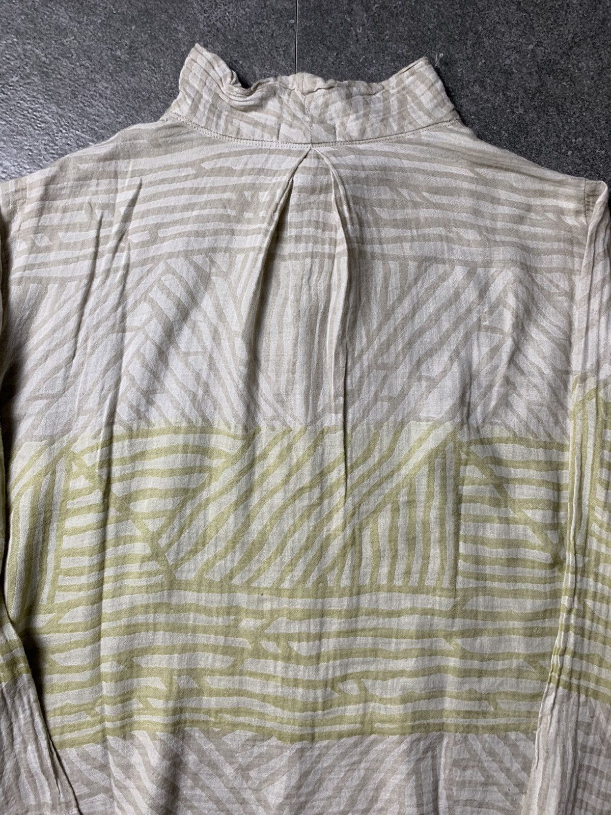 Issey Miyake 2000s Plantation Issey Miyake Pattern Button Up Size L / US 10 / IT 46 - 12 Thumbnail