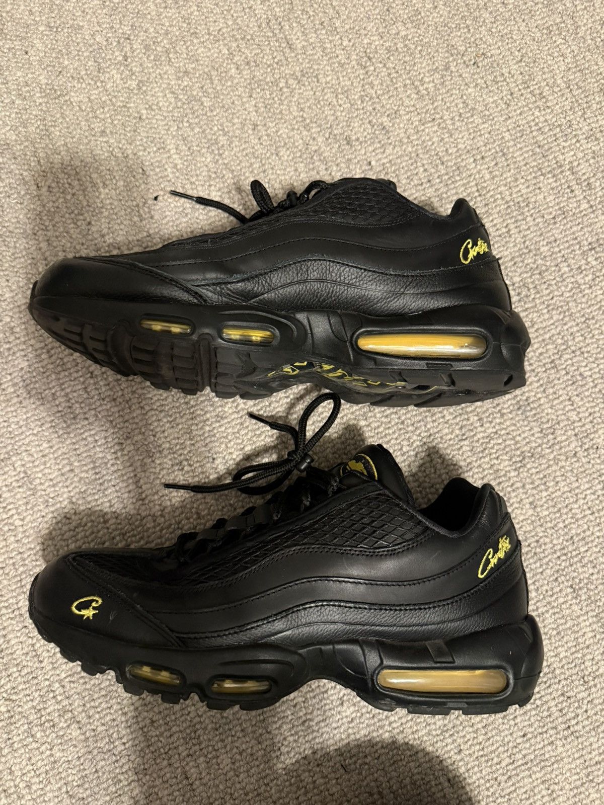 Corteiz × Nike Corteiz Air Max 95 Honey Black Size US 13 / EU 46 - 2 Thumbnail