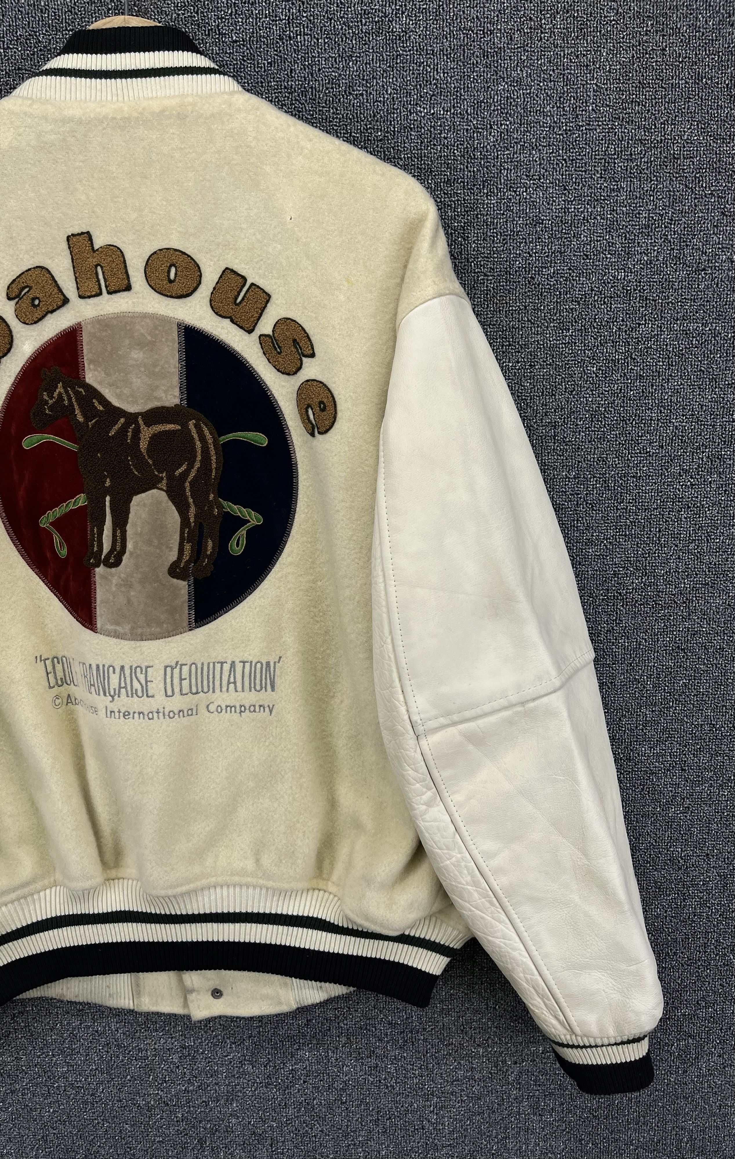 Japanese Brand Vintage Abahouse Rare Design Wool Varsity Jacket Size US M / EU 48-50 / 2 - 4 Thumbnail