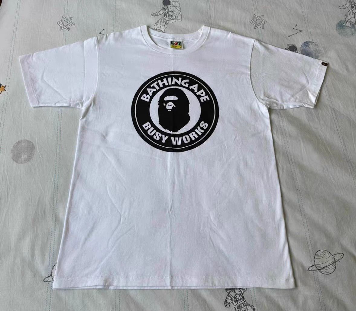 Bape BAPE Ape Print Short Sleeve T-Shirt K5 Size US L / EU 52-54 / 3 - 1 Thumbnail