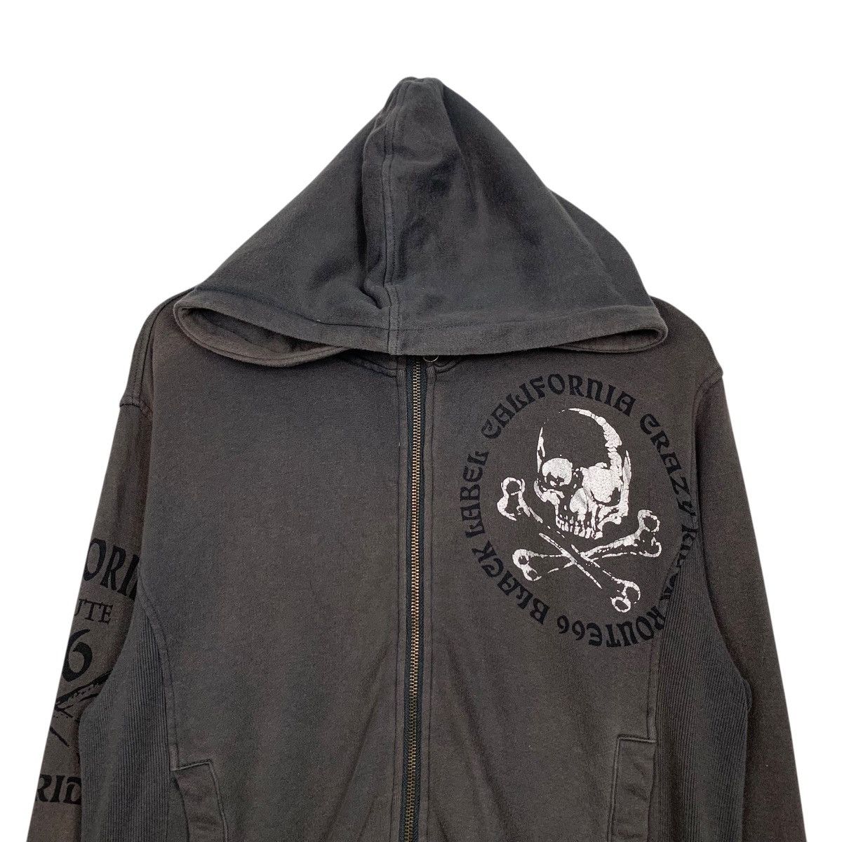 Japanese Brand INFINITY Black Label Crazy Rider Route 66 Hoodies #1715-C76 Size US L / EU 52-54 / 3 - 5 Thumbnail