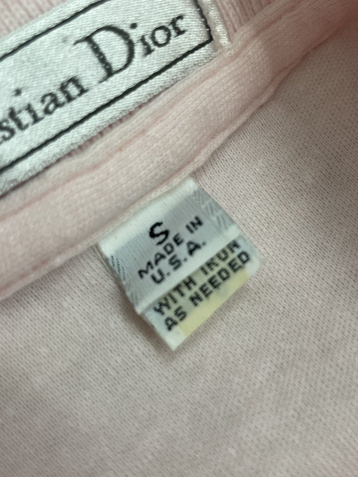 Christian Dior Monsieur Vintage Christian Dior Embroidered Soft Pink USA Made Size US S / EU 44-46 / 1 - 10 Thumbnail
