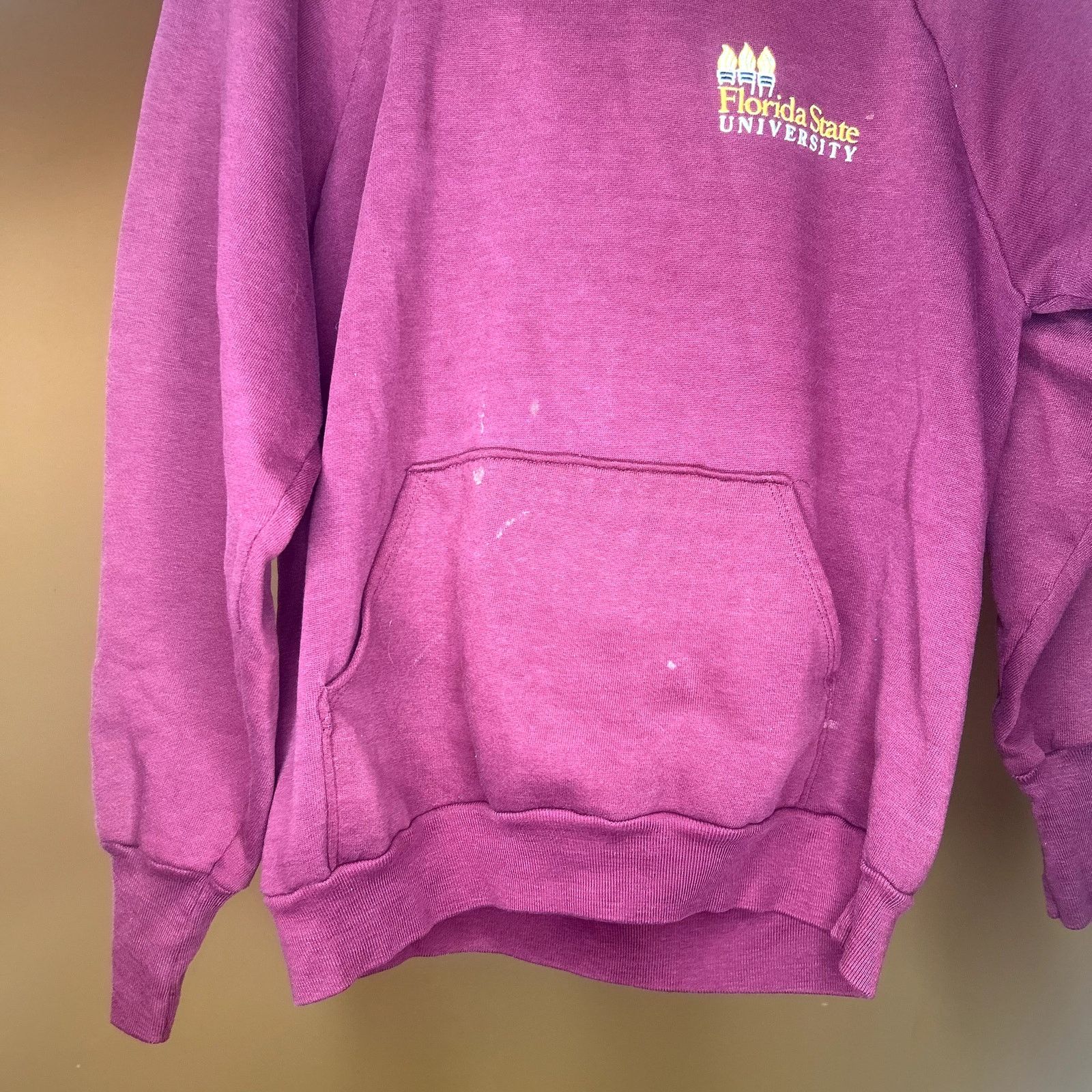 Vintage Vintage 90s Flordia State University Hoodie Large Size US XL / EU 56 / 4 - 3 Thumbnail