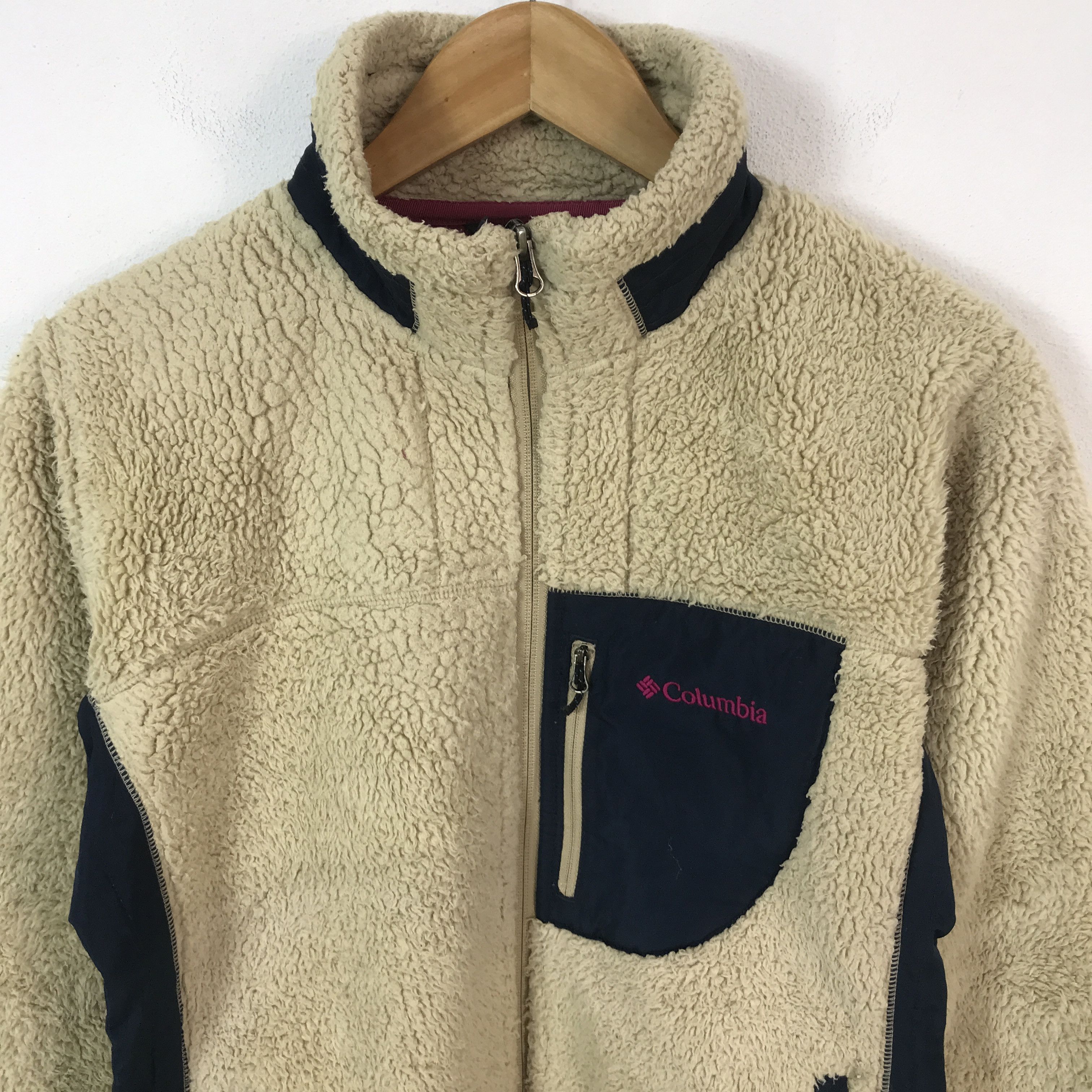 Columbia Vintage Columbia Fleece Sherpa jacket Size US L / EU 52-54 / 3 - 3 Thumbnail