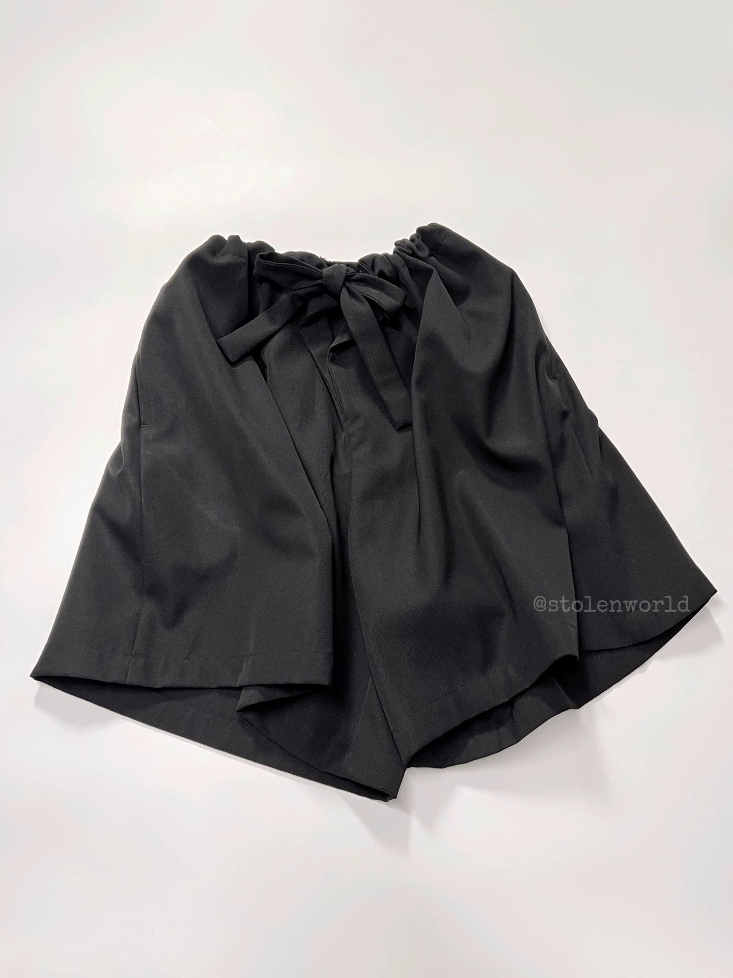 Yohji Yamamoto YohjiYamamoto 1994 SS Wool Tie-Waist Suit Shorts S Size 26" / US 2 / IT 38 - 5 Thumbnail
