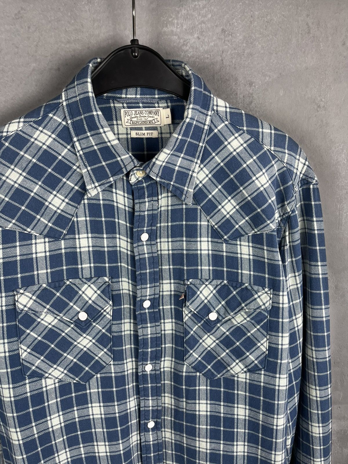 Polo Ralph Lauren × Ralph Lauren × Vintage Polo Ralph Lauren flannel shirt vintage Size US L / EU 52-54 / 3 - 4 Thumbnail